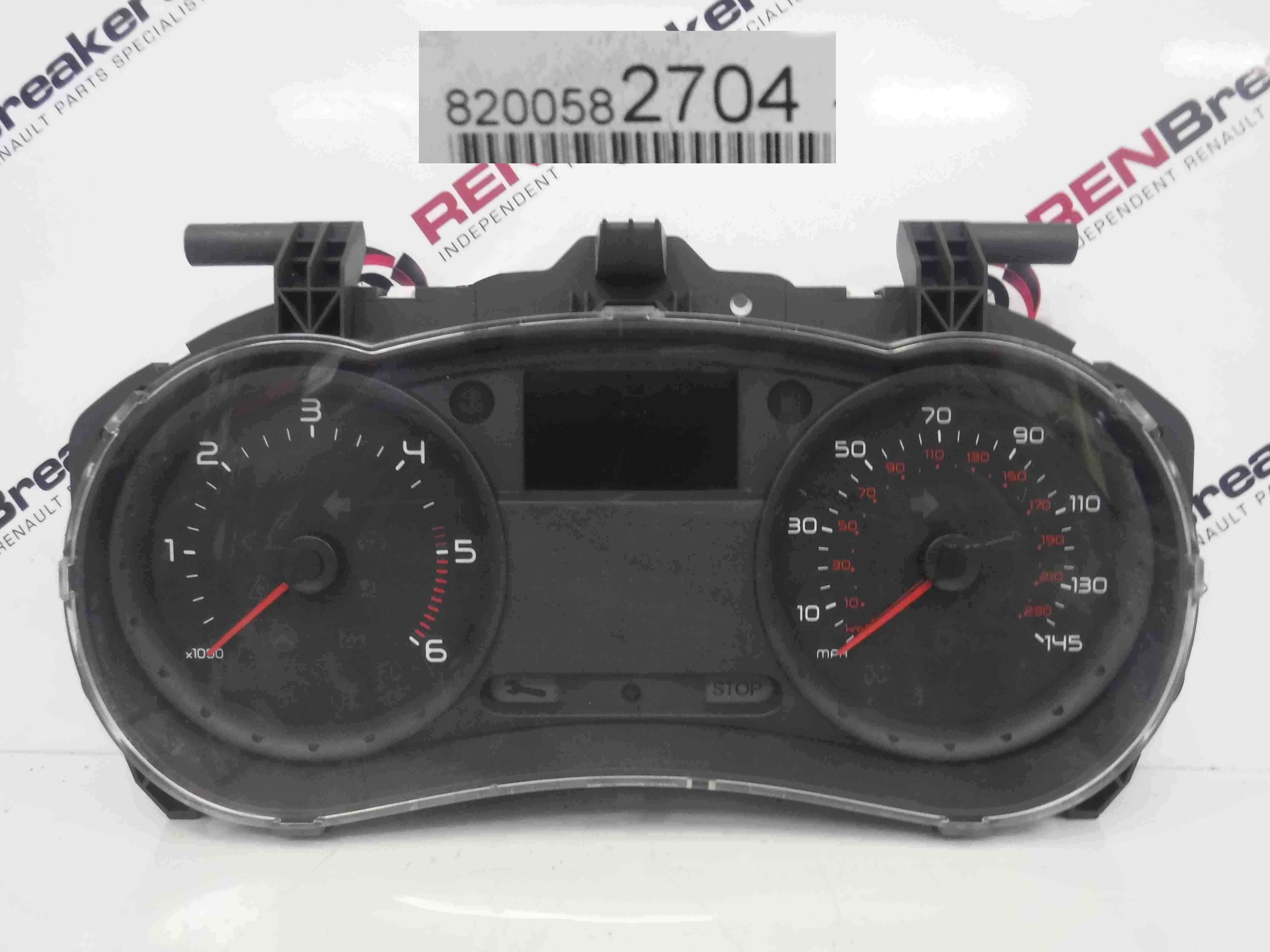 Renault Clio MK3 2005-2012 Instrument Panel Dials Clocks 59K 8200582704