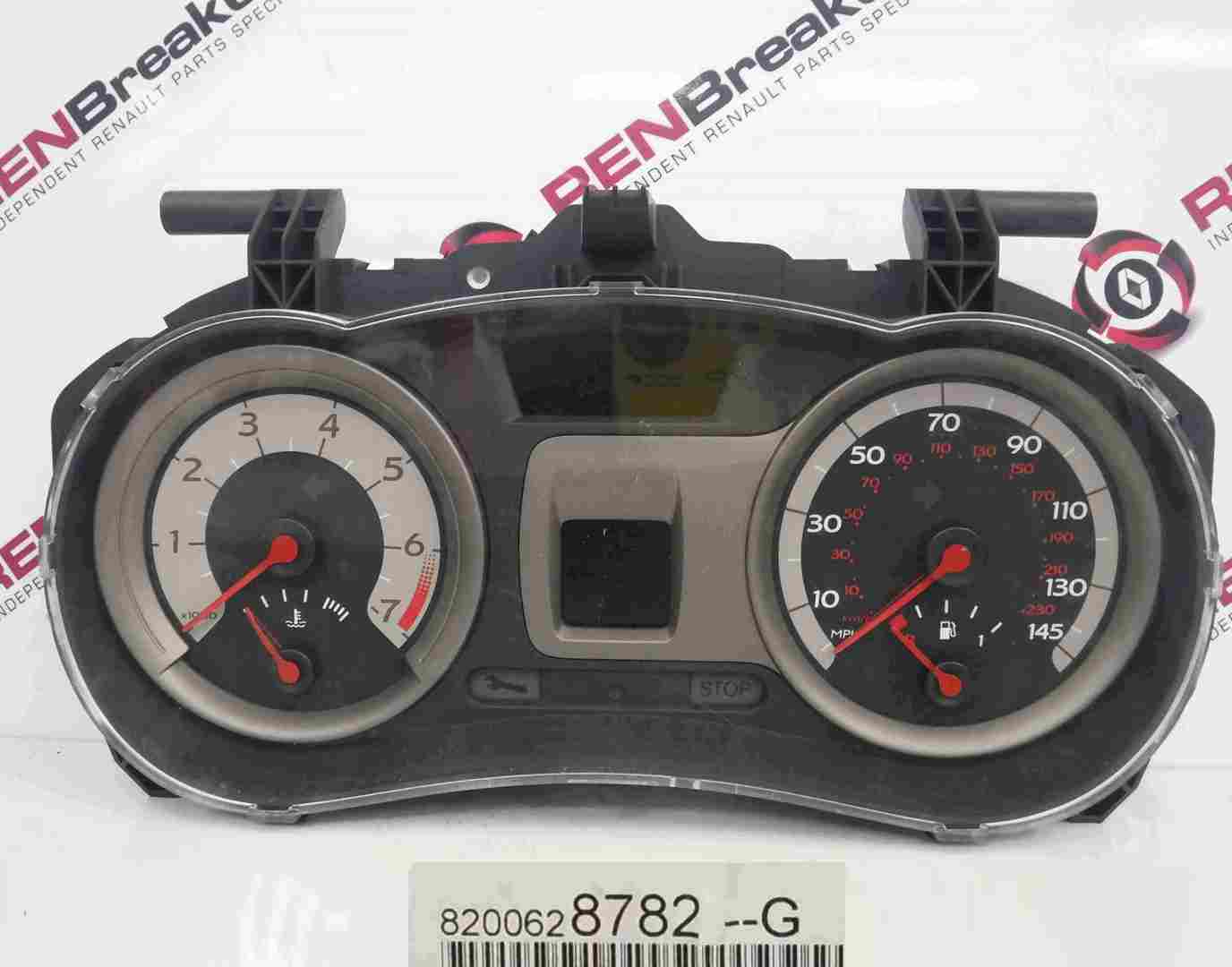 Renault Clio MK3 2005-2012 Instrument Panel Dials Clocks 8200628782 51K