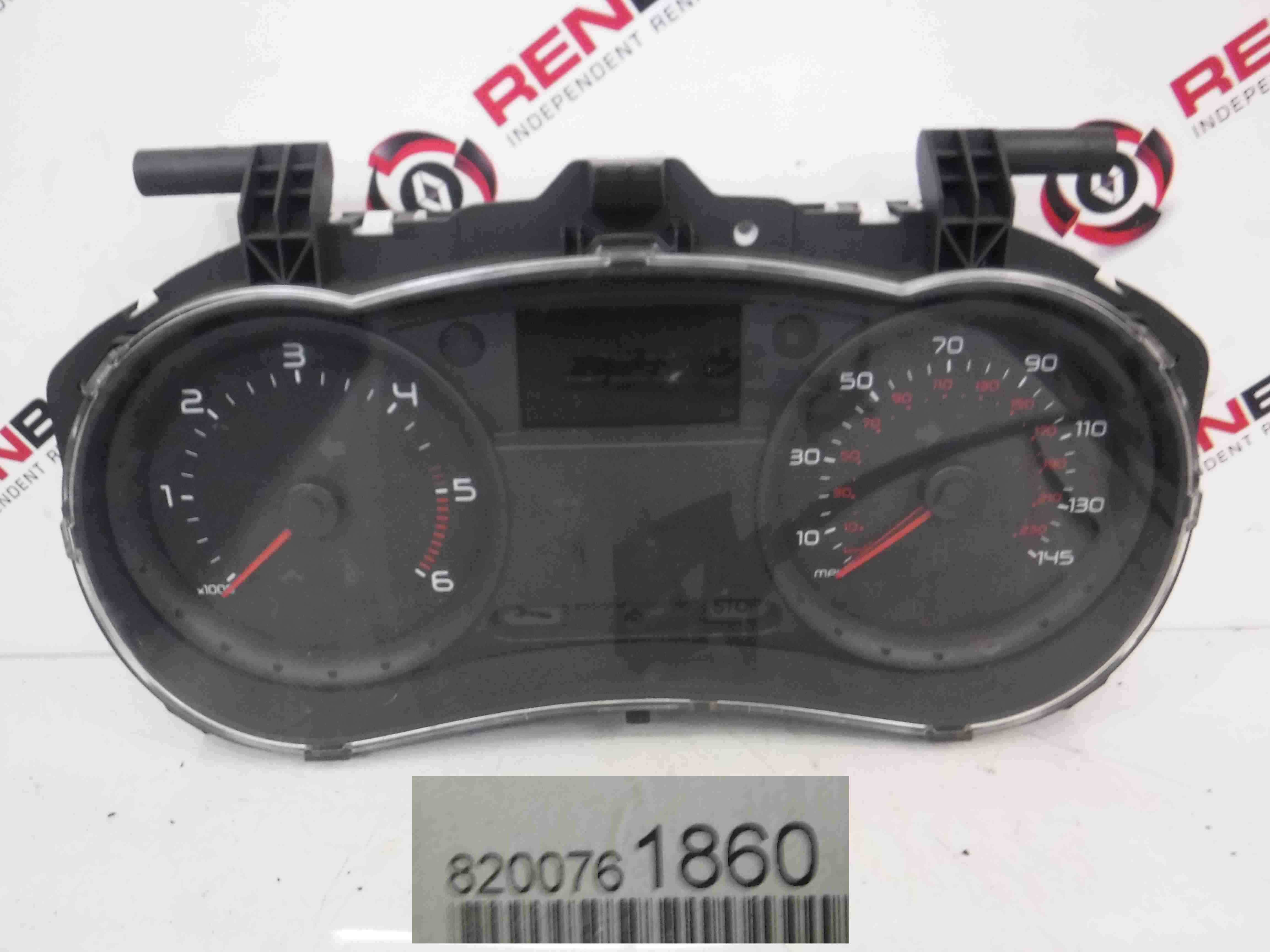 Renault Clio MK3 2005-2012 Instrument Panel Dials Gauges Clocks 100K 8200761860