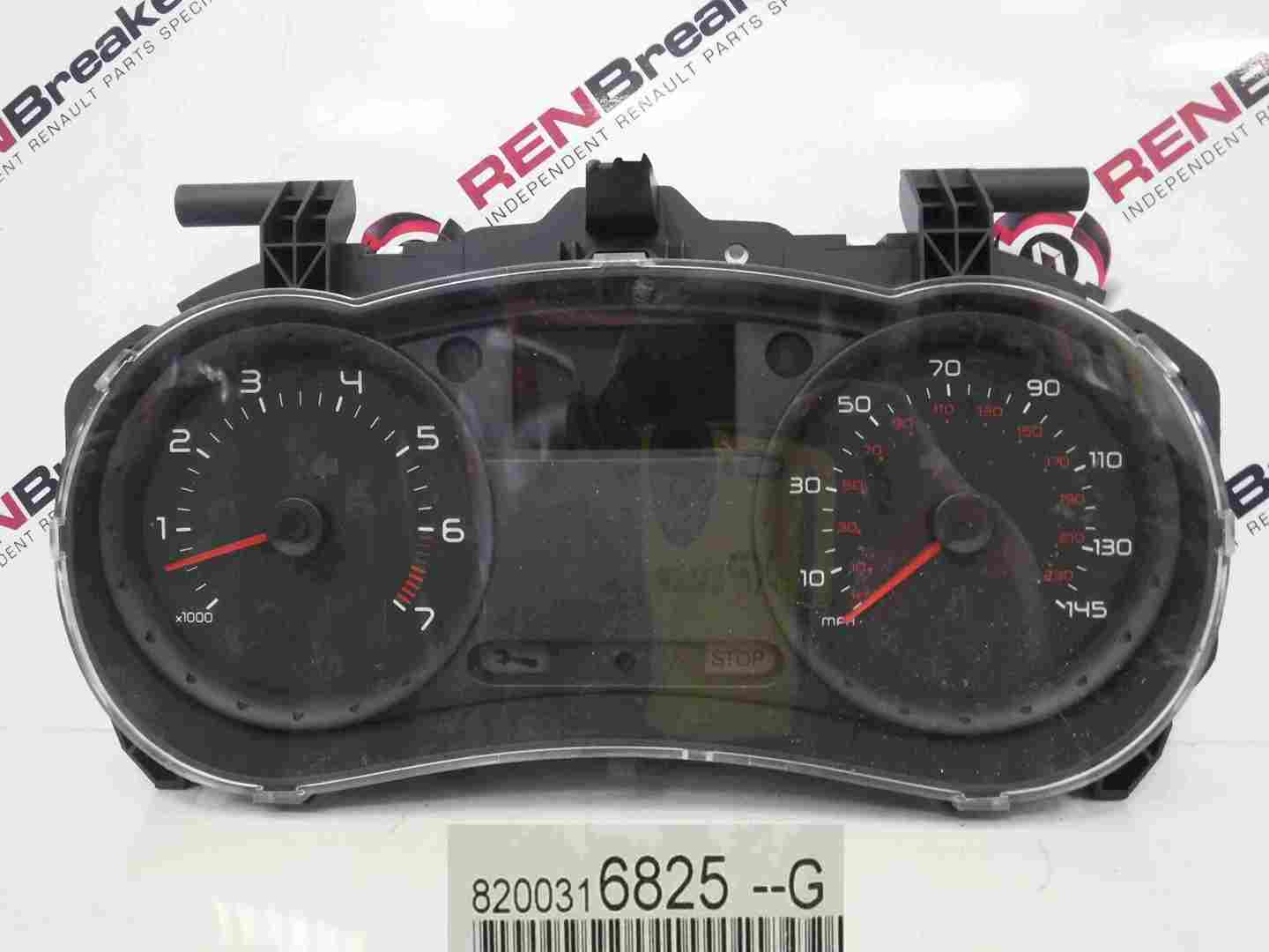 Renault Clio MK3 2005-2012 Instrument Panel Dials Gauges Clocks 54K 8200216825