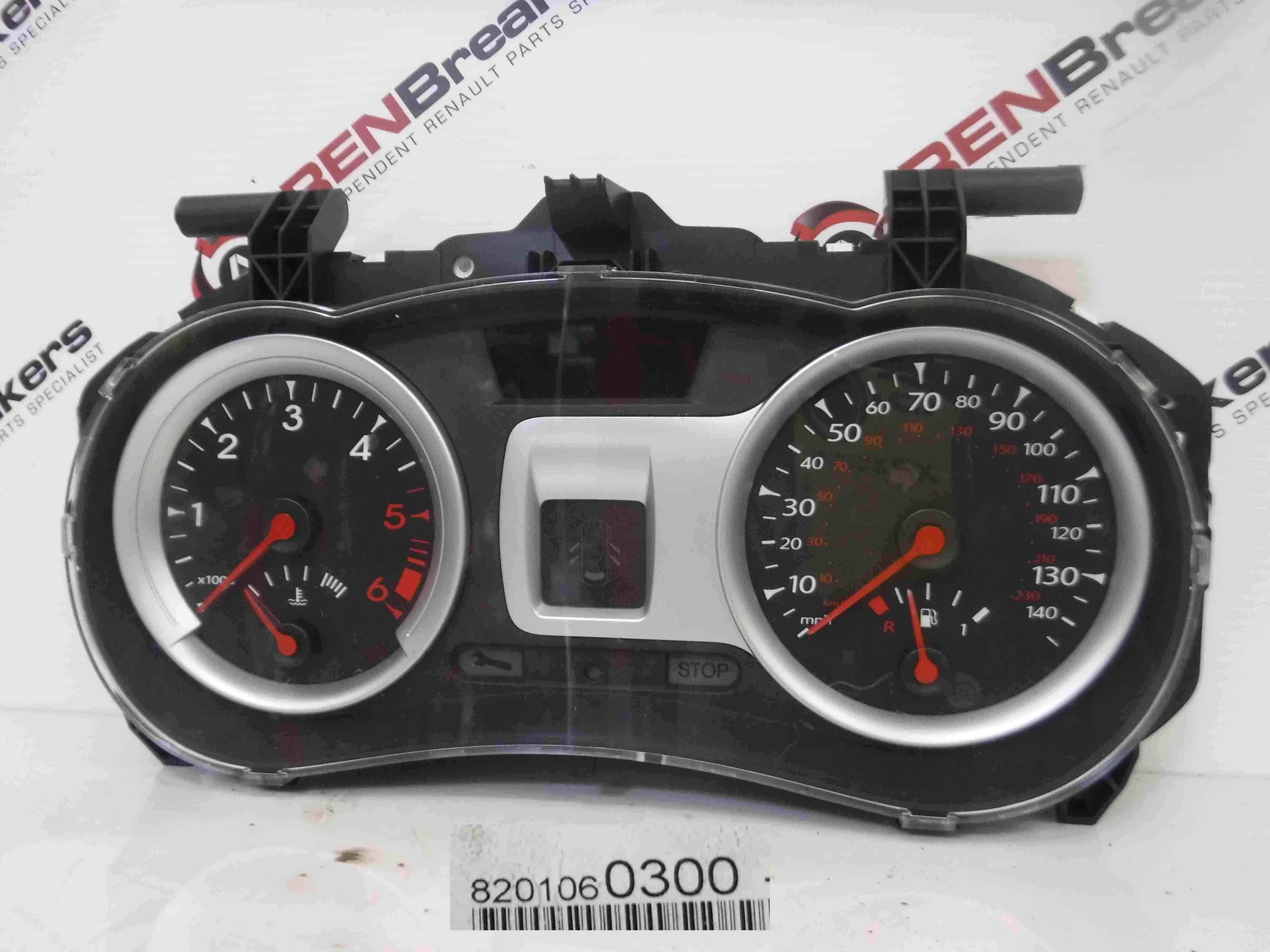 Renault Clio MK3 2005-2012 Instrument Panel Dials Gauges Clocks 8201060300