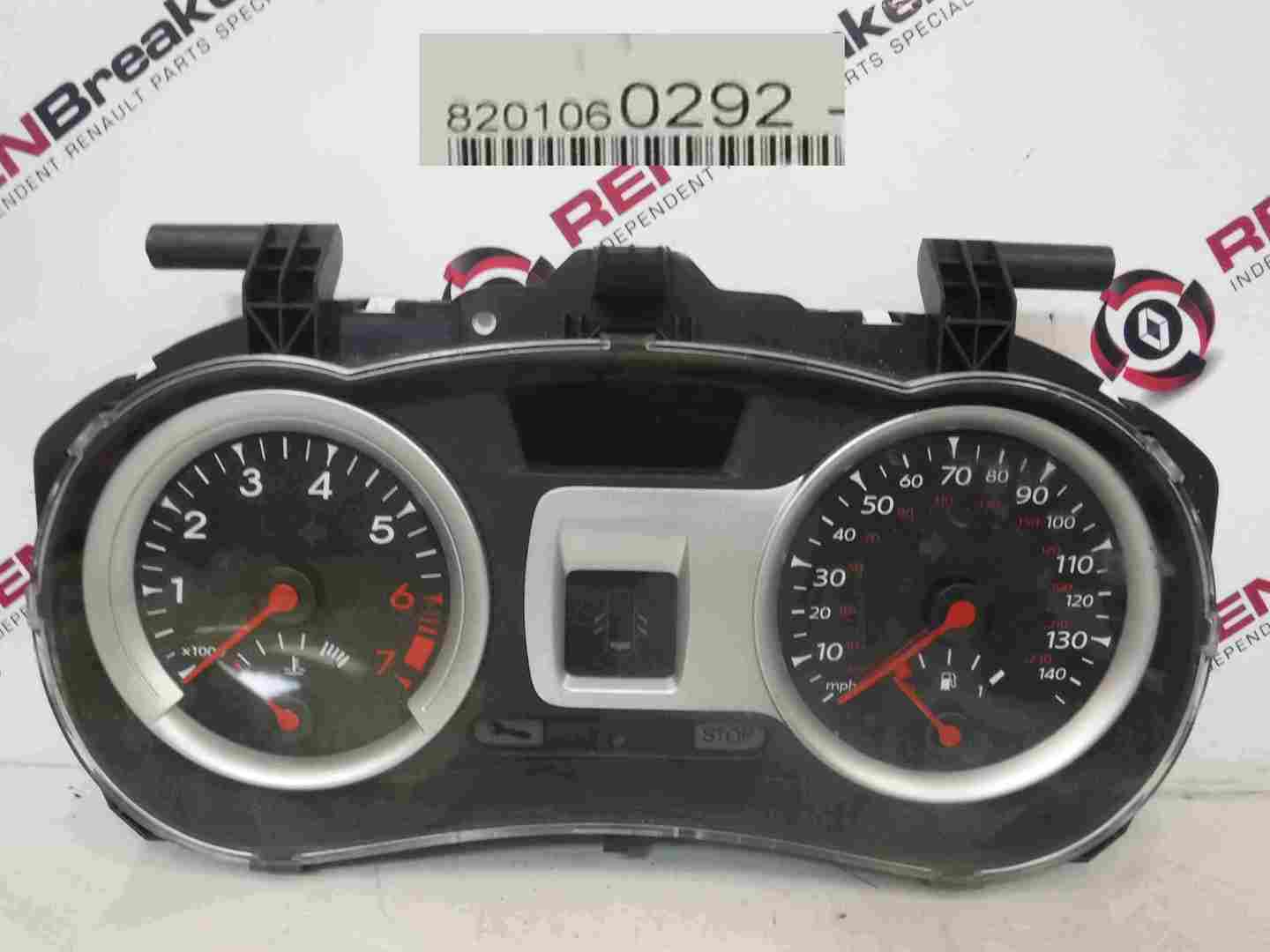 Renault Clio MK3 2005-2012 Instrument Panel Dials Gauges Clocks 82K 8201060292
