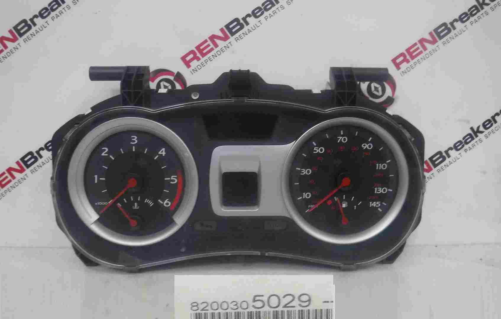Renault Clio MK3 2005-2012 Instrument Panel Dials Gauges Clocks 89K 8200305029