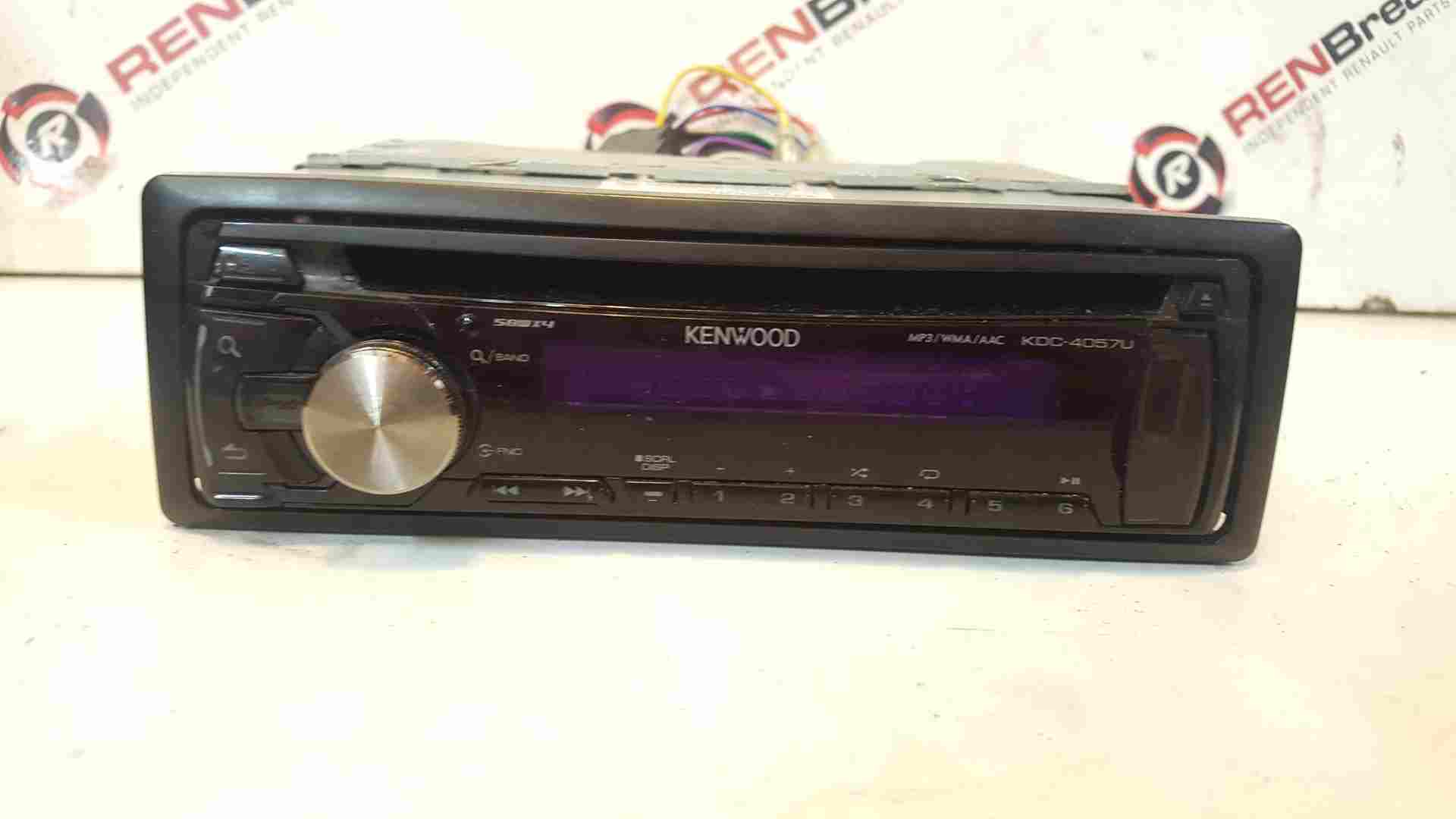 Renault Clio MK3 2005-2012 Kenwood Radio  Cd Player USB Aux Kdc-4057Ub