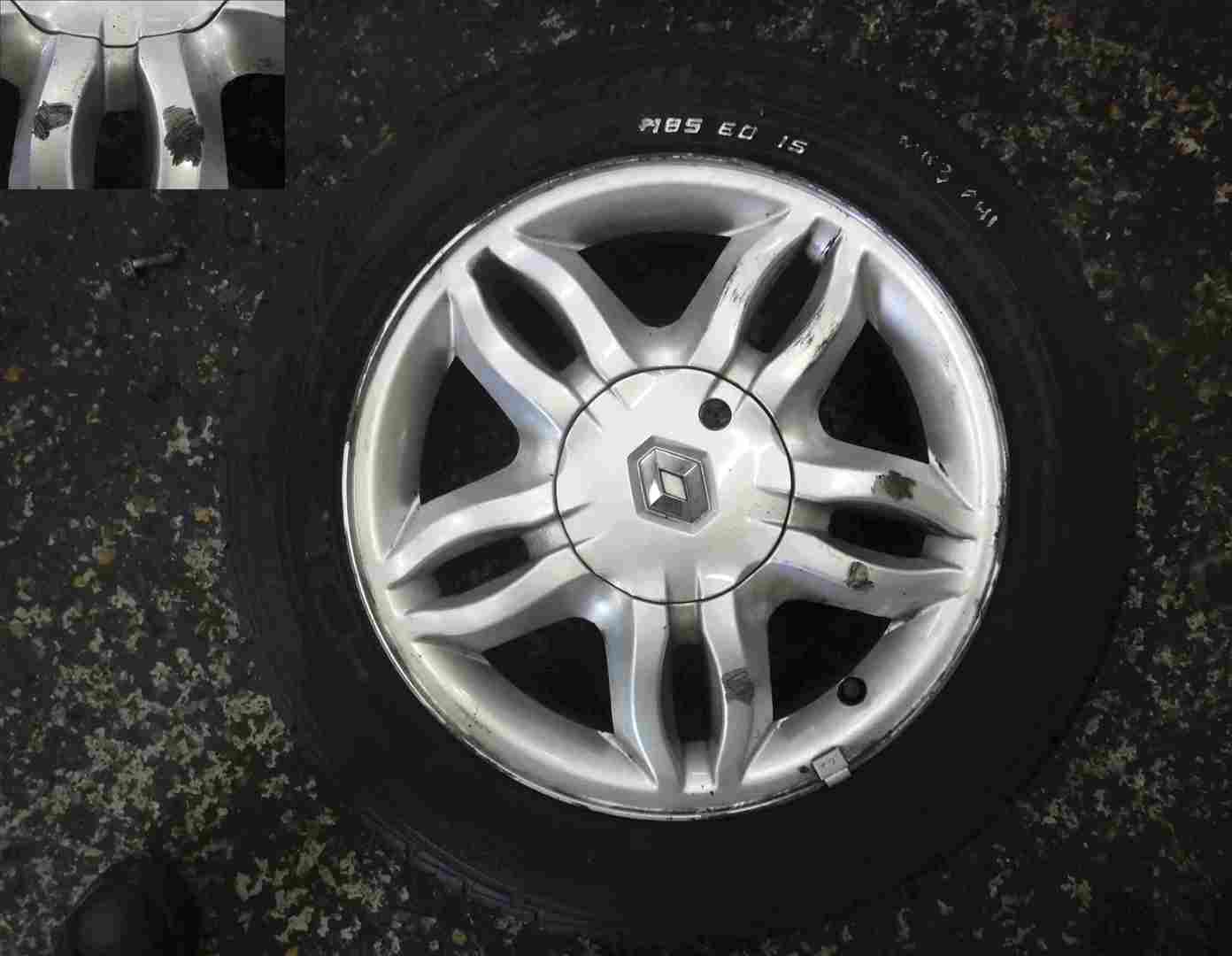 Renault Clio MK3 2005-2012 Mahonia Alloy Wheel + Tyre 185 60 15 7mm