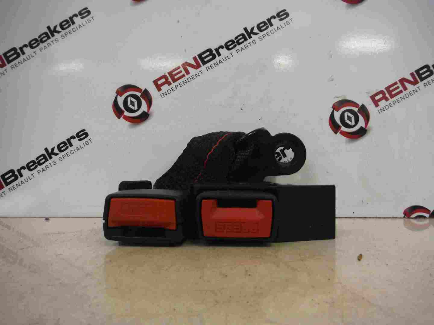 Renault Clio MK3 2005-2012 OSR Drivers Rear Seat Belt Buckle Clasp Anchor RED