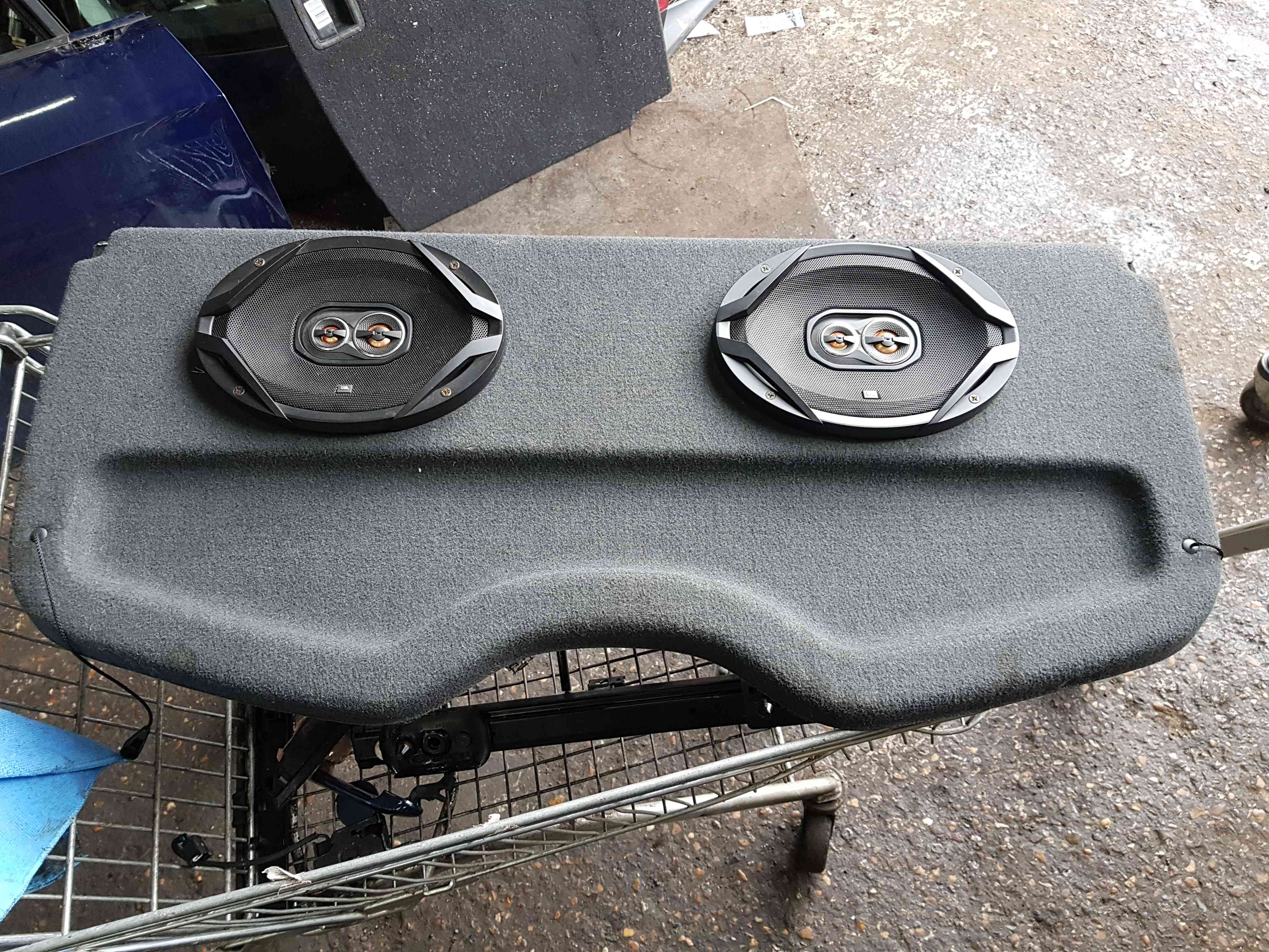 Thumb 3 Renault Clio MK3 2005-2012 Parcel Shelf Load Cover +  JBL Speakers Gx963
