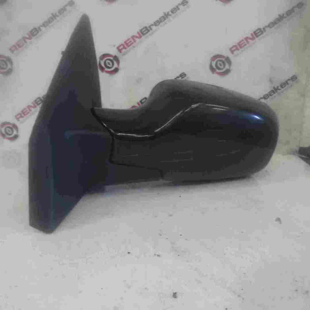 Renault Clio MK3 2005-2009 Passenger NS Wing Mirror Black 676