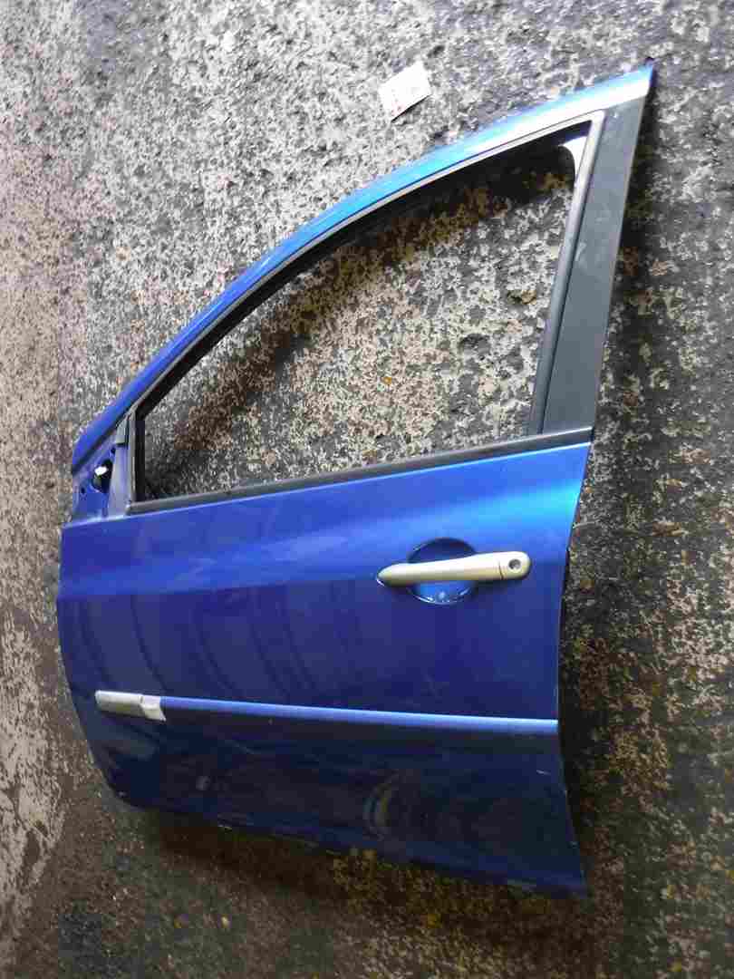 Renault Clio MK3 2005-2012 Passenger NSF Front Door Blue TERNA 5door