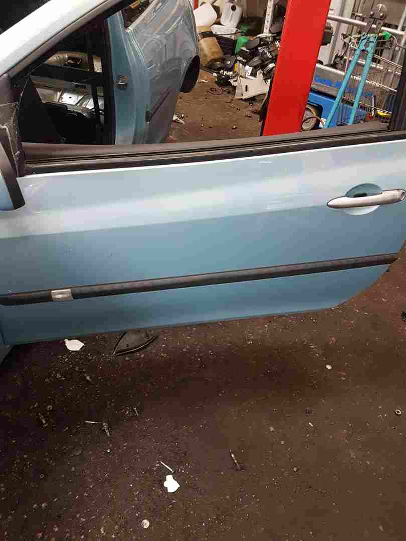 Thumb 3 Renault Clio MK3 2005-2012 Passenger NSF Front Door Blue Ternk 3Door
