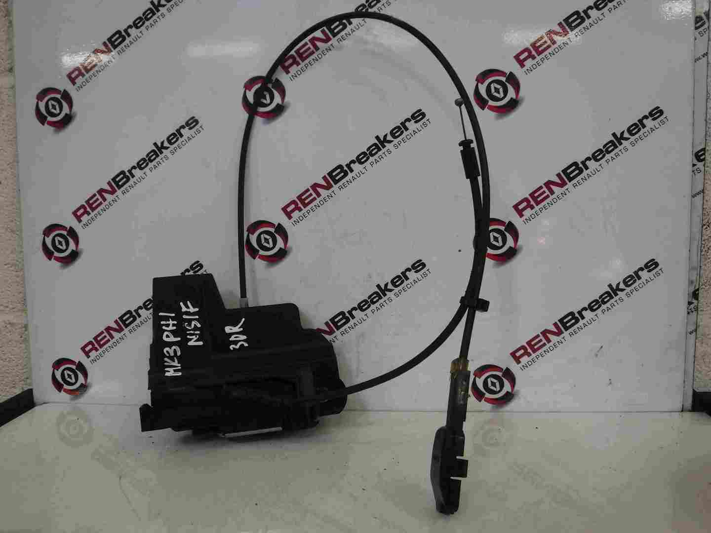 Renault Clio MK3 2005-2012 Passenger NSF Front Door Lock Mechanism 3dr