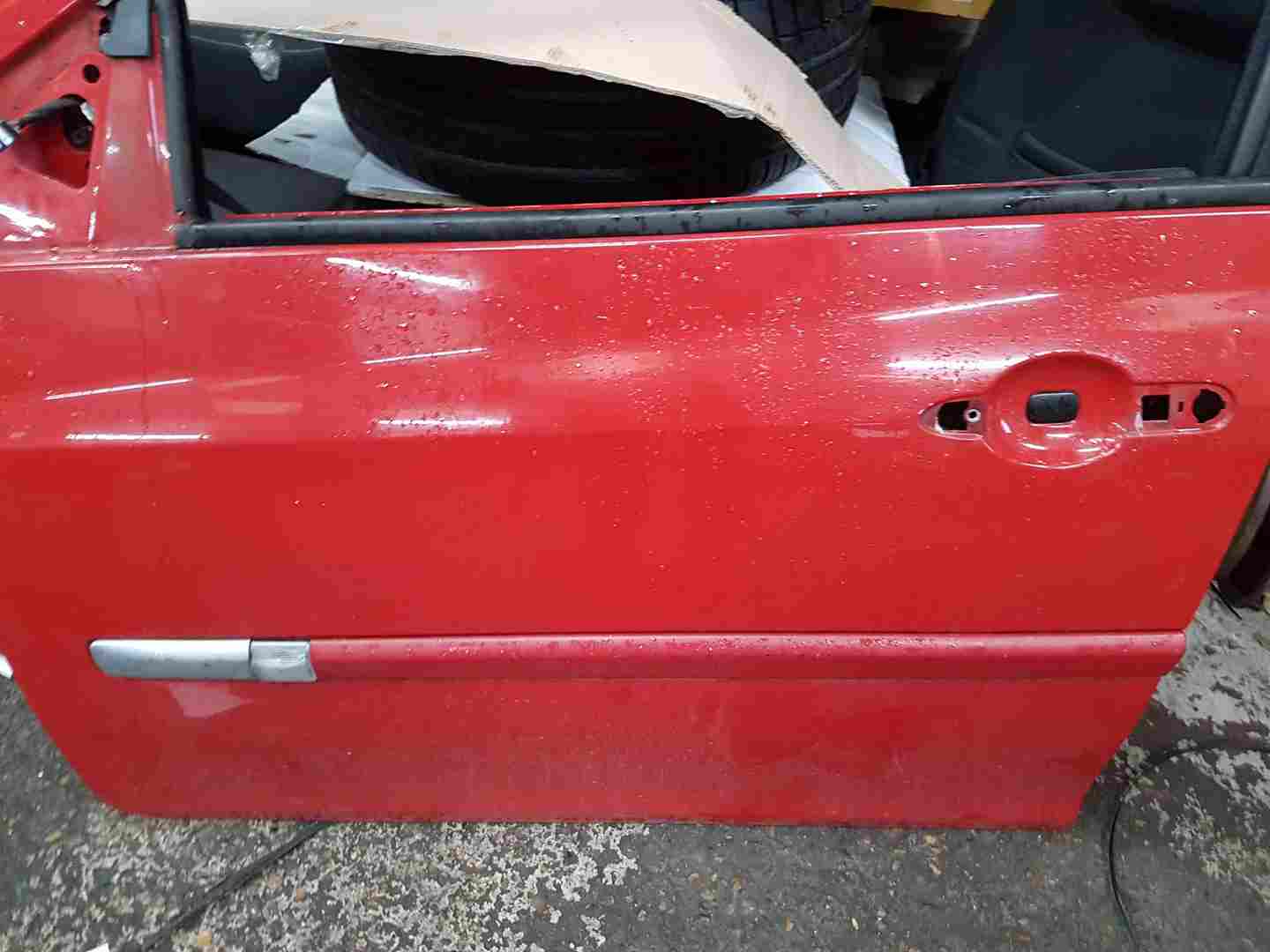 Thumb 2 Renault Clio MK3 2005-2012 Passenger NSF Front Door RED 727 5Door