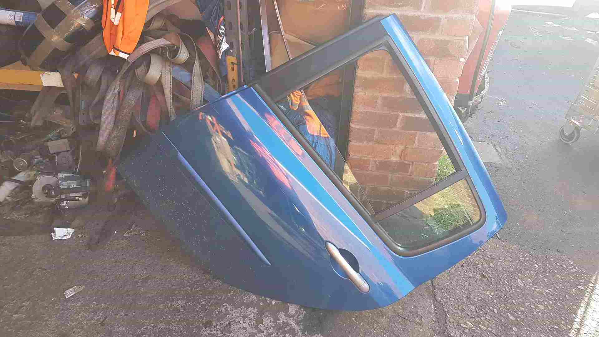 Renault Clio MK3 2005-2012 Passenger NSR Rear Door Blue Terna