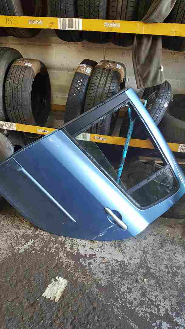 Thumb 2 Renault Clio MK3 2005-2012 Passenger NSR Rear Door Blue Ternl