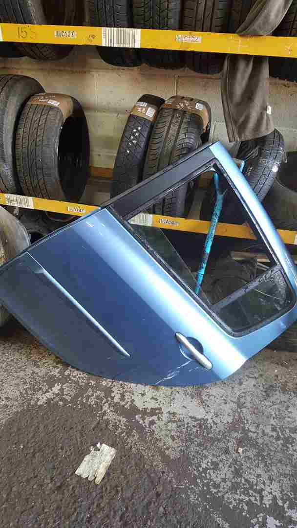 Thumb 3 Renault Clio MK3 2005-2012 Passenger NSR Rear Door Blue Ternl