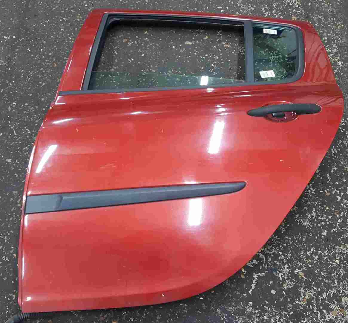 Renault Clio MK3 2005-2012 Passenger NSR Rear Door Red TEB76