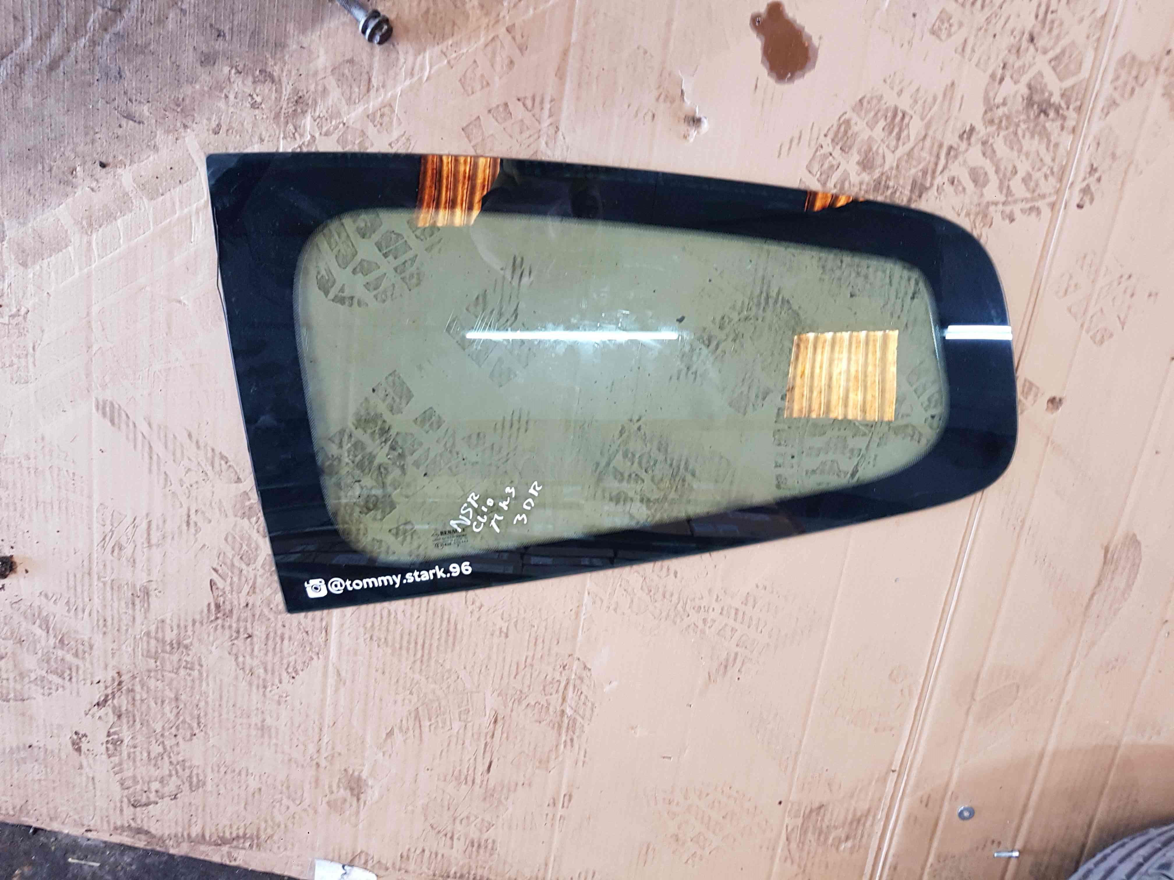 Thumb 4 Renault Clio MK3 2005-2012 Passenger NSR Rear Window Glass 3Door