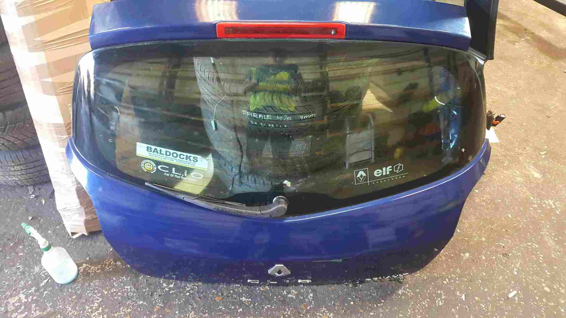 Renault Clio MK3 2005-2012 Rear Boot Tailgate Blue NV432