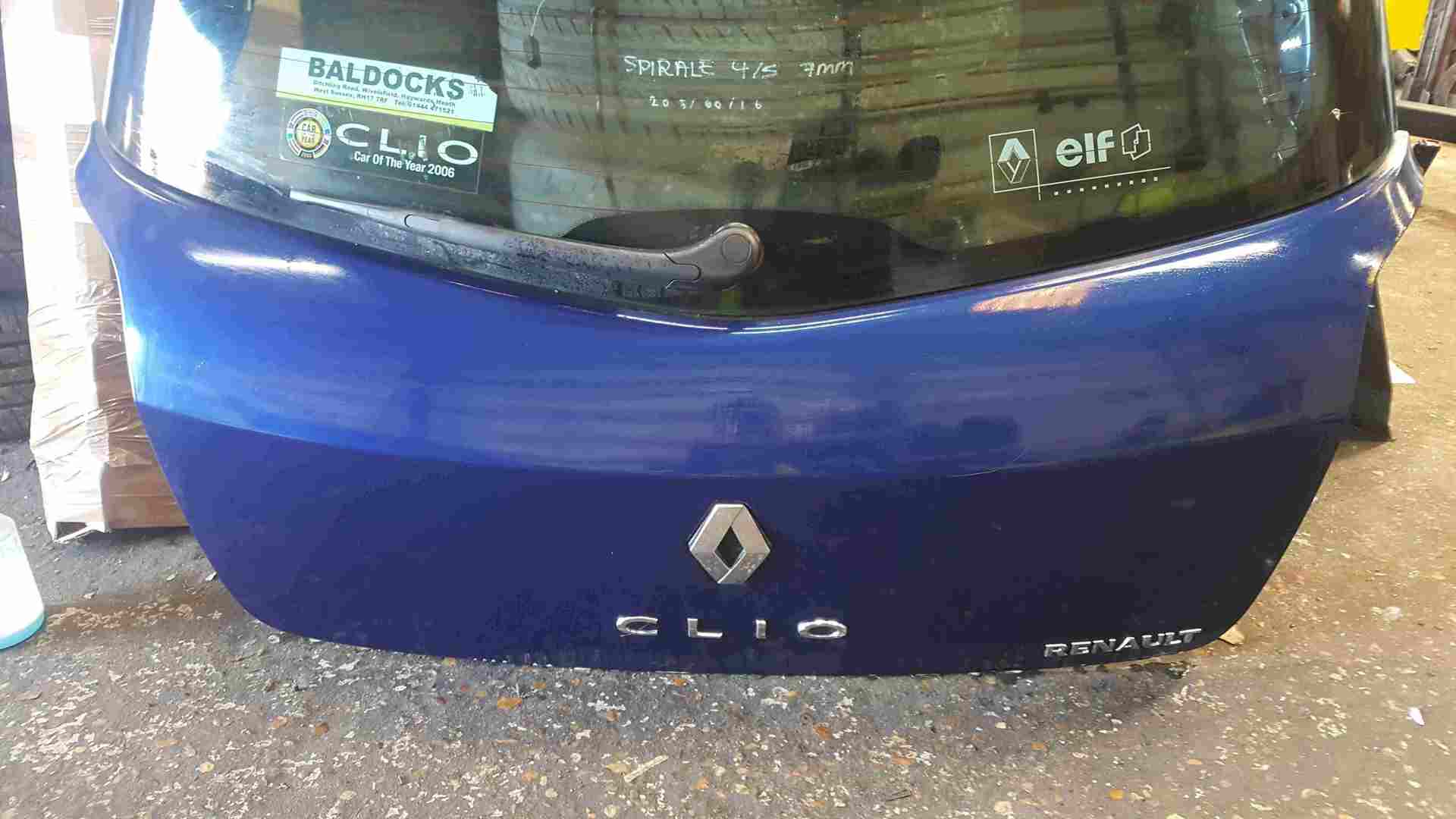 Thumb 4 Renault Clio MK3 2005-2012 Rear Boot Tailgate Blue NV432