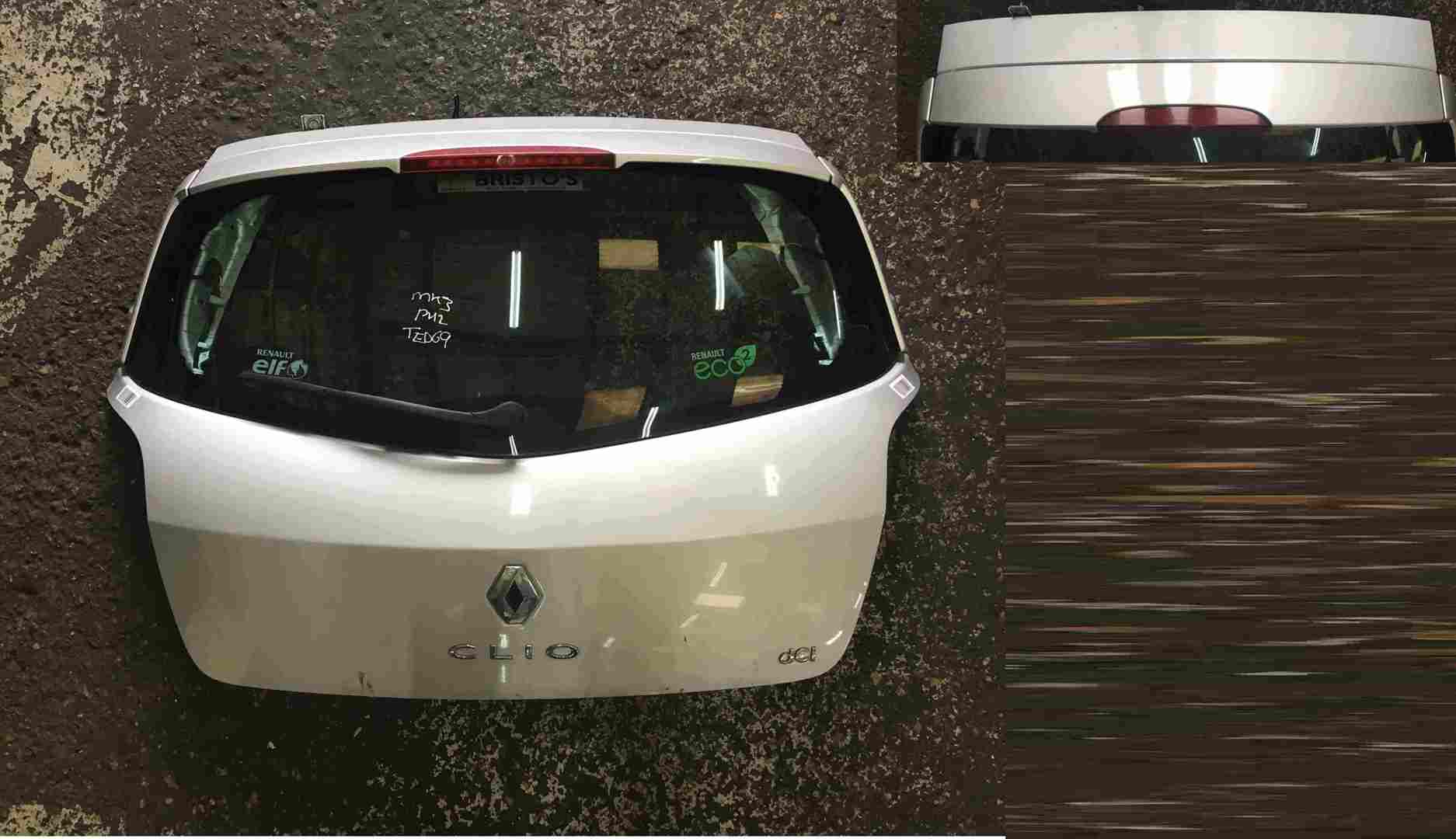 Renault Clio MK3 2005-2012 Rear Boot Tailgate Silver TED69 Sporty Spoiler