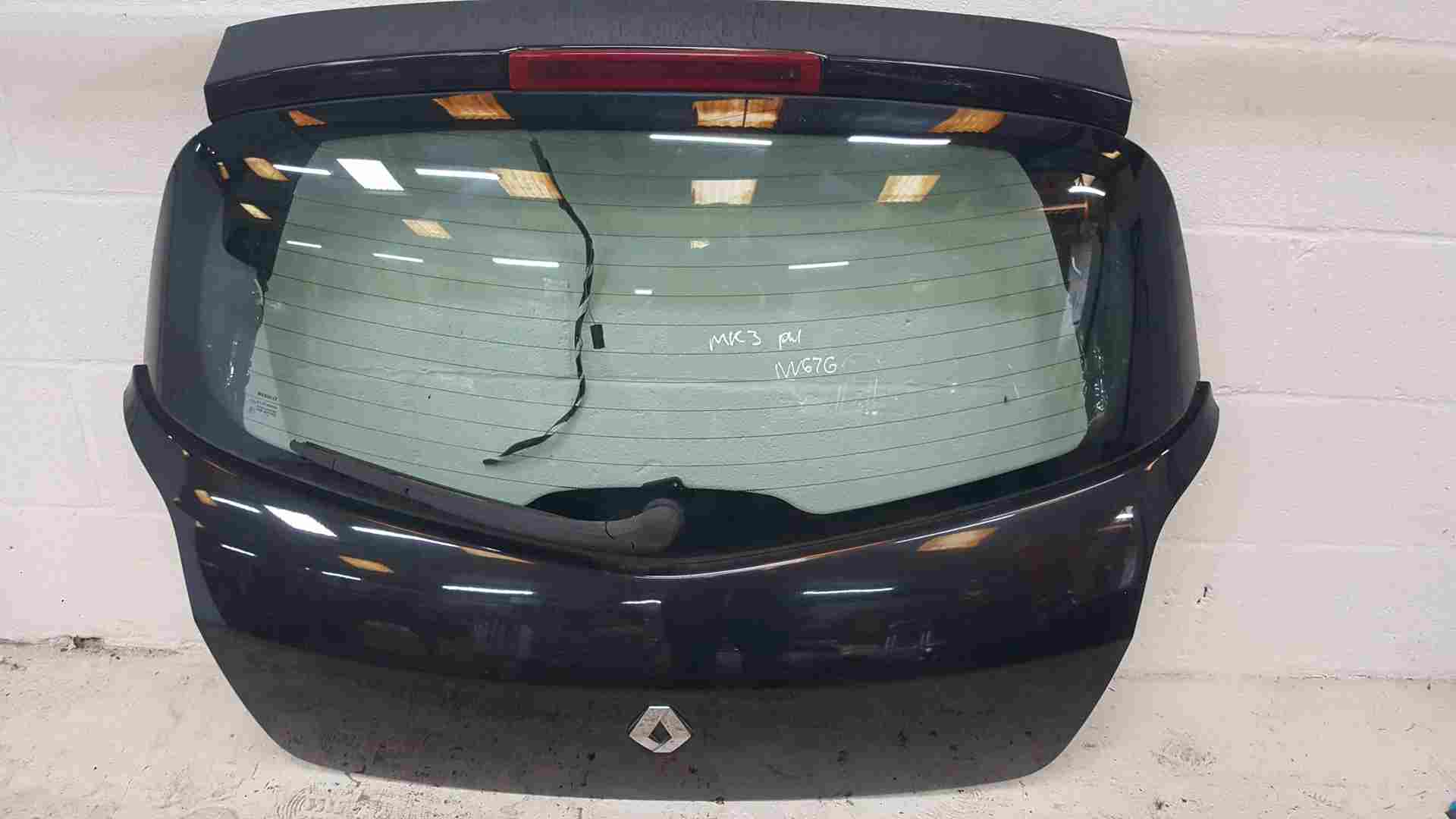 Renault Clio MK3 2005-2012 Rear Tailgate Boot Black 676 De Badged