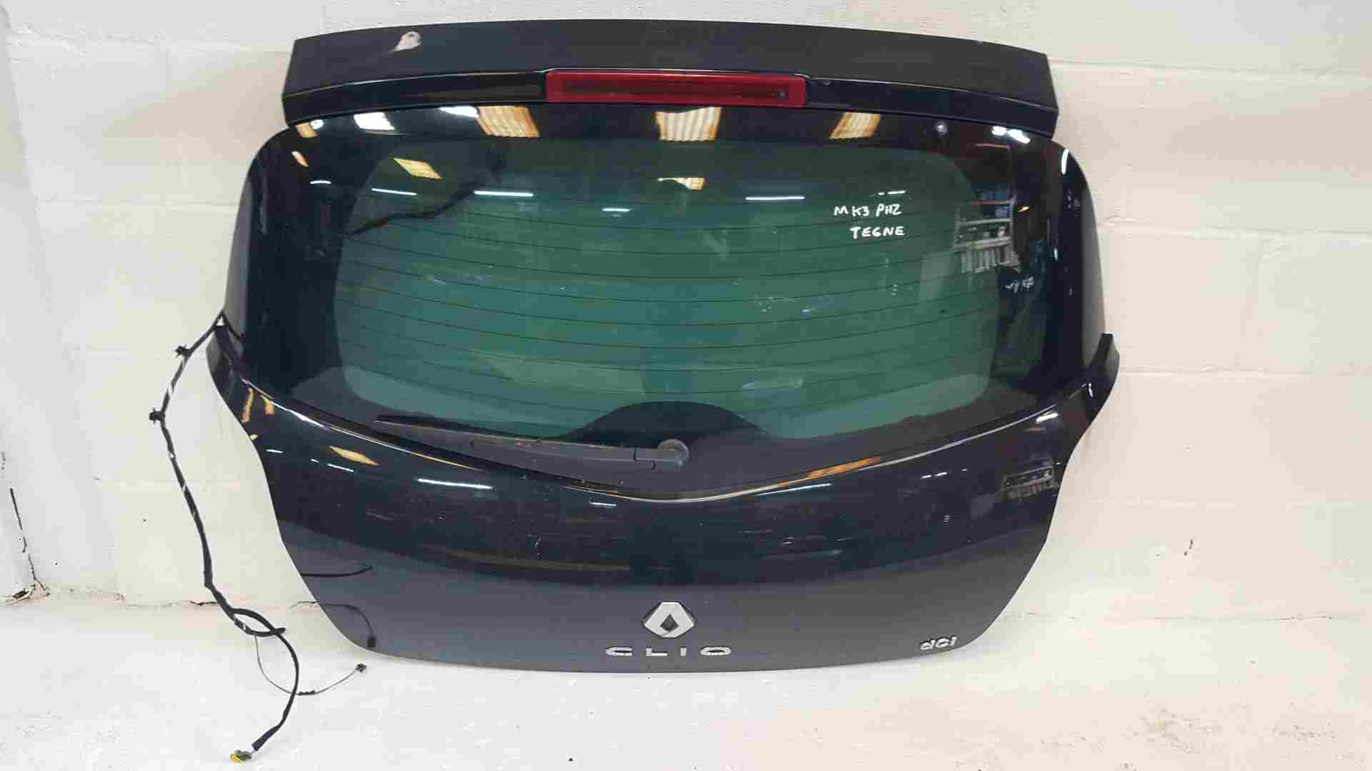 Renault Clio MK3 2005-2012 Rear Tailgate Boot Black Tegne Tegne