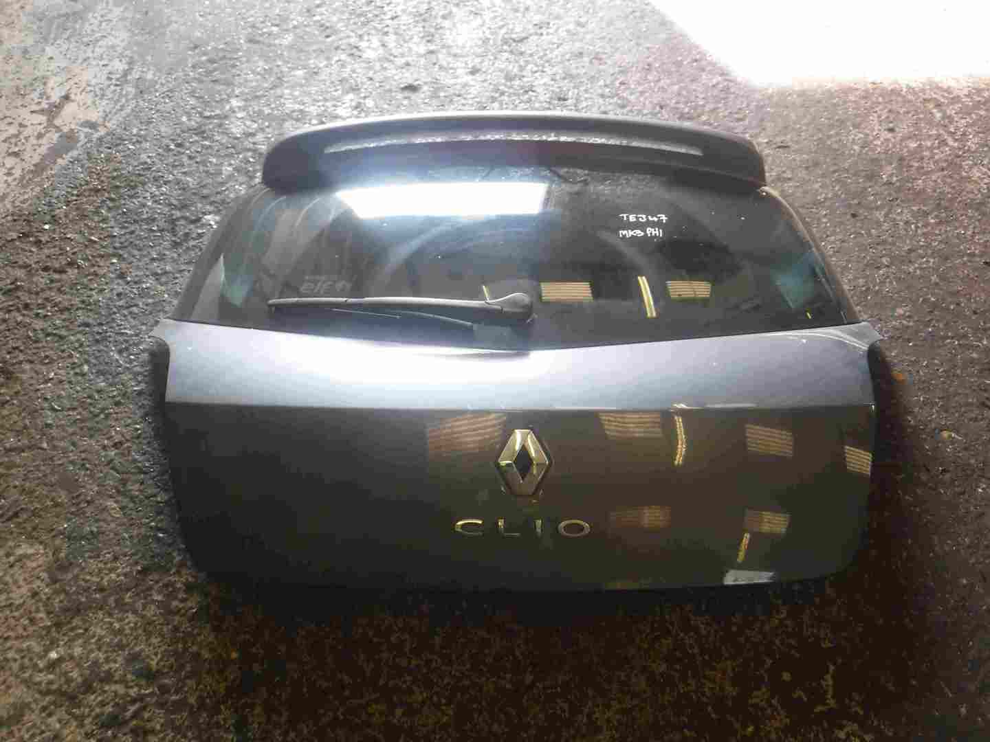 Renault Clio MK3 2005-2012 Rear Tailgate Boot Grey Blue TEJ47 Sport Spoiler