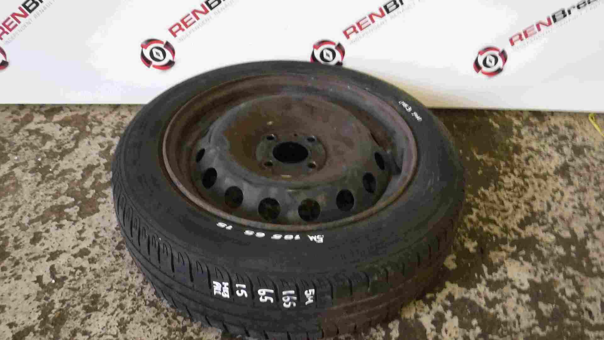 Renault Clio MK3 2005-2012 Steel Wheel RIM + Tyre 165 65 15 6Mm Tread 3/5 M+S 
