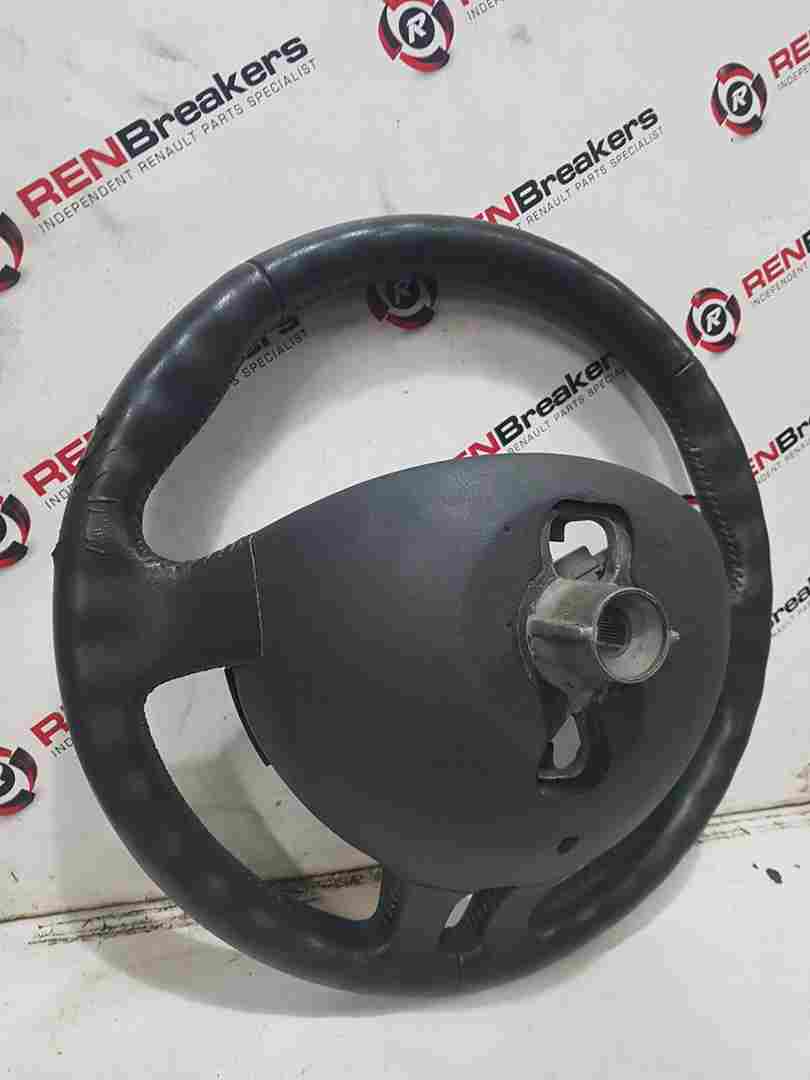 Thumb 5 Renault Clio MK3 2005-2012 Steering Wheel Cruise Control Leather Peel 8200344082