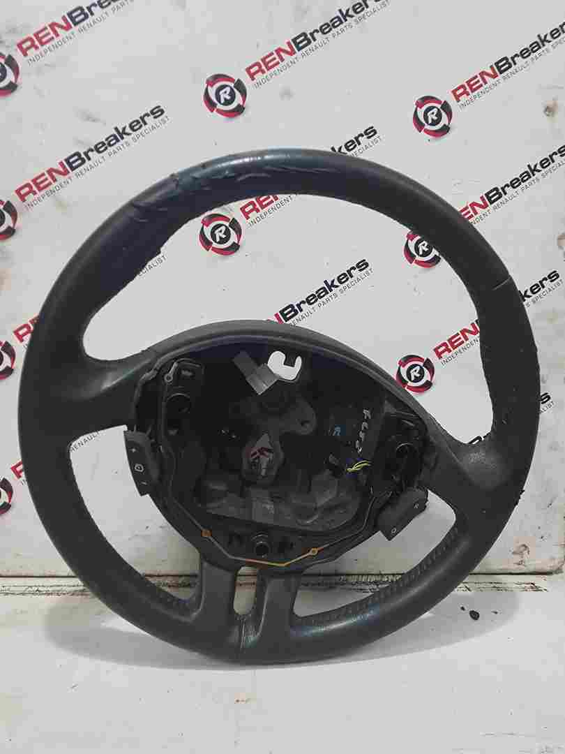 Thumb 6 Renault Clio MK3 2005-2012 Steering Wheel Cruise Control Leather Peel 8200344082