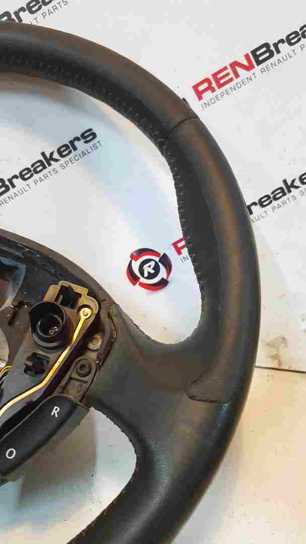 Thumb 5 Renault Clio MK3 2005-2012 Steering Wheel Cruise Control Leather Peel 8200344082