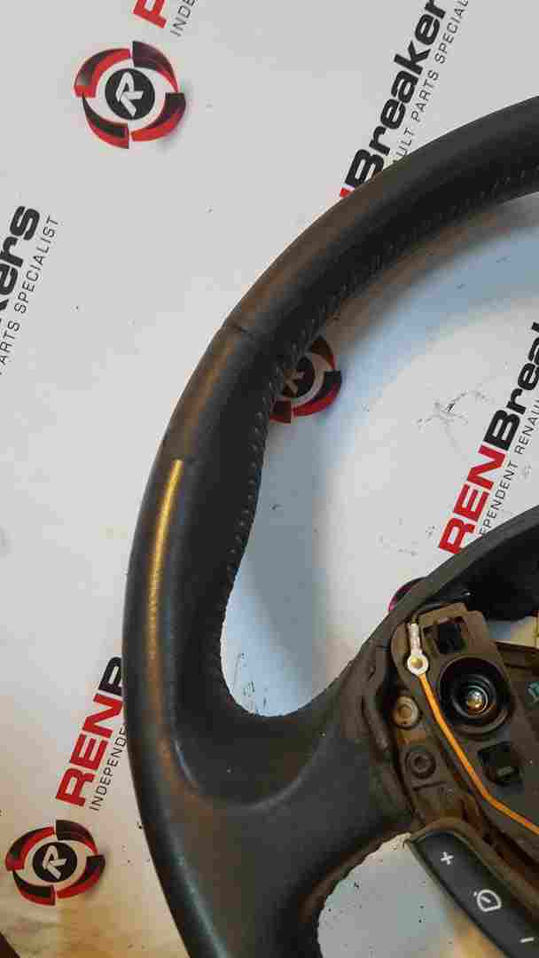 Thumb 6 Renault Clio MK3 2005-2012 Steering Wheel Cruise Control Leather Peel 8200344082