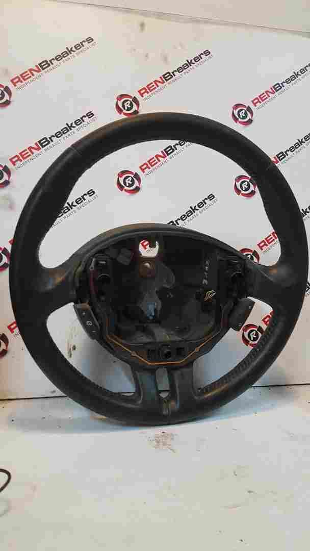 Thumb 8 Renault Clio MK3 2005-2012 Steering Wheel Cruise Control Leather Peel 8200344082