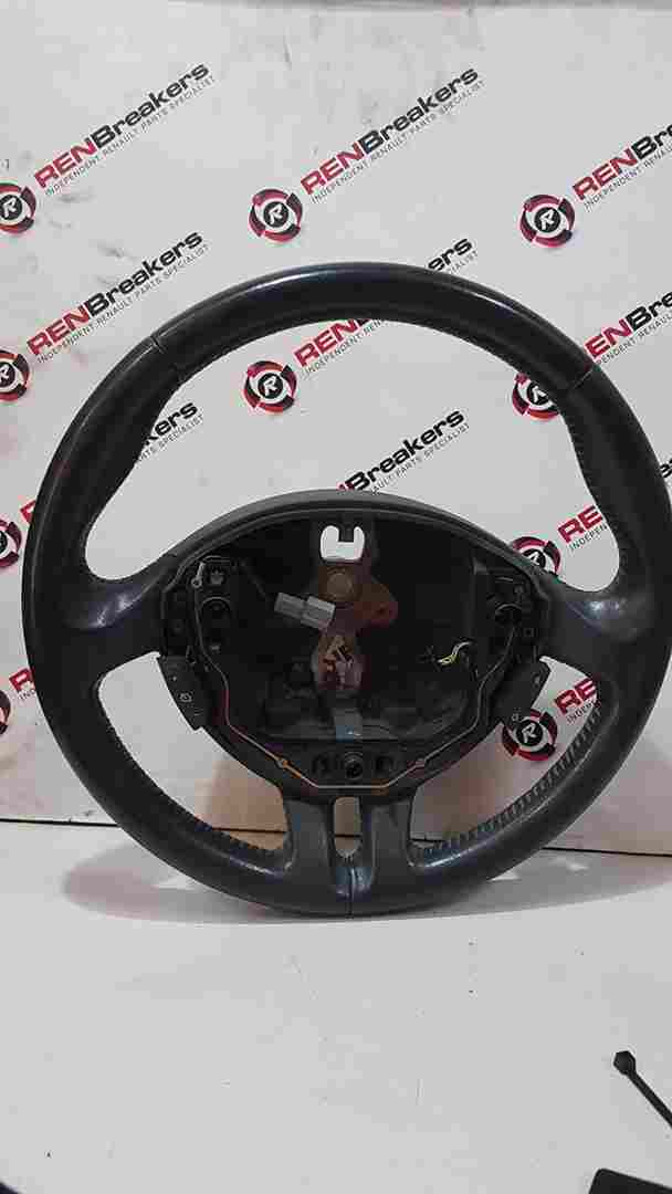 Thumb 8 Renault Clio MK3 2005-2012 Steering Wheel Cruise Control Leather TAB  8200344082