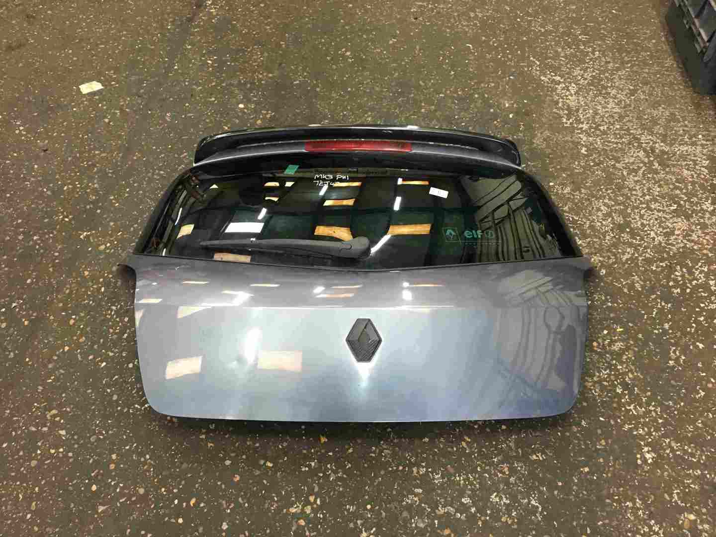 Renault Clio MK3 2005-2012 Tailgate Boot Grey Purple TEJ47 + Spoiler