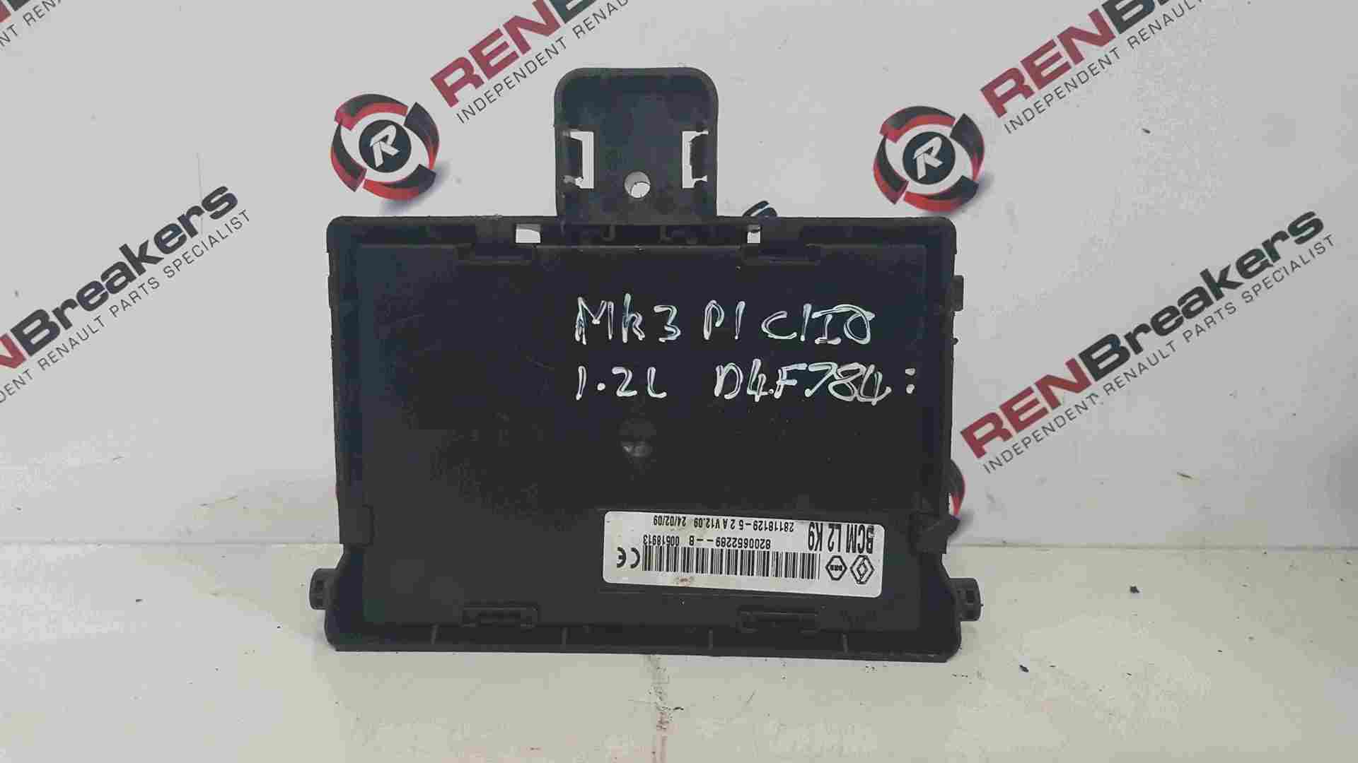 Renault Clio MK3 20052012 UCH BCM Immobiliser Fuse Box 8200652289