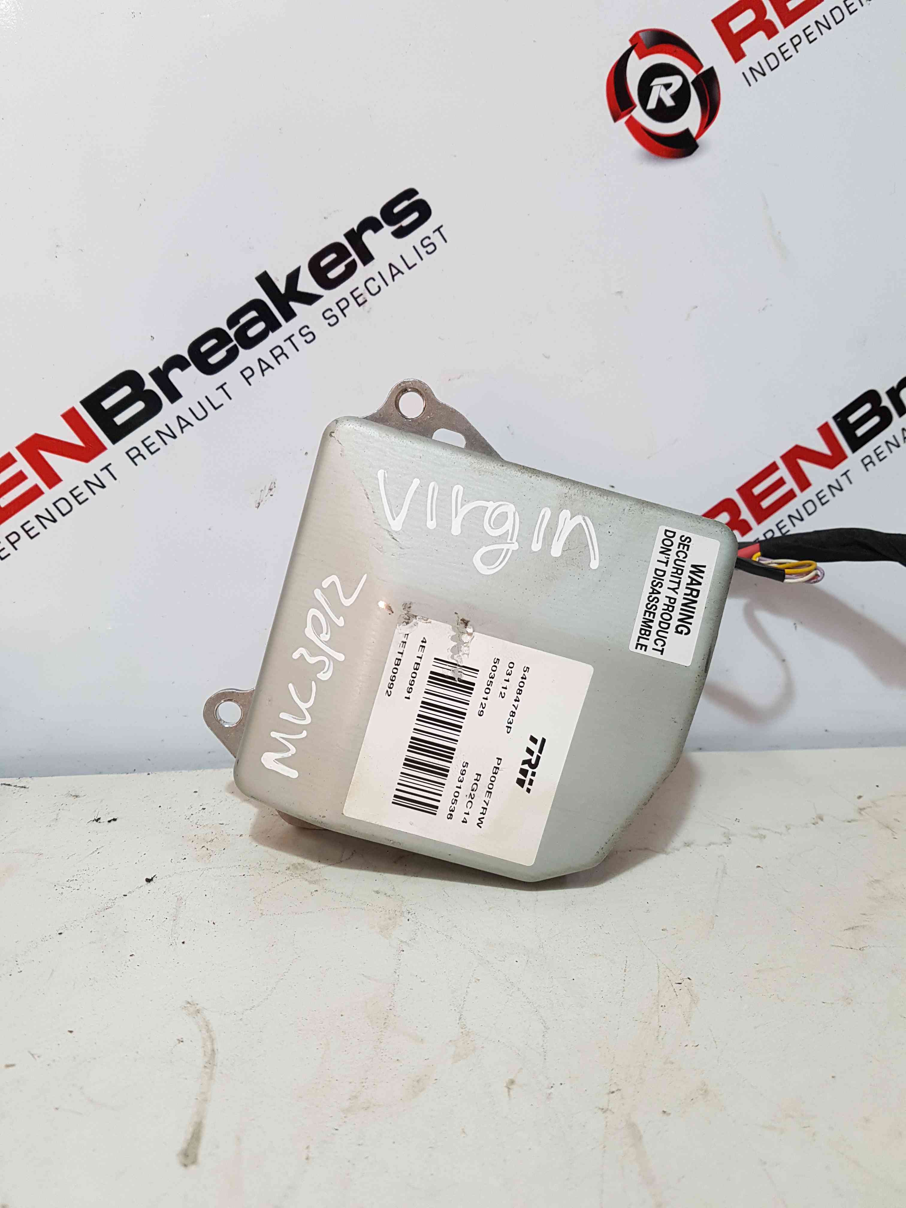 Thumb 3 Renault Clio MK3 2005-2012 Steering Column ECU Trw Computer 8200937973 VIRGIN