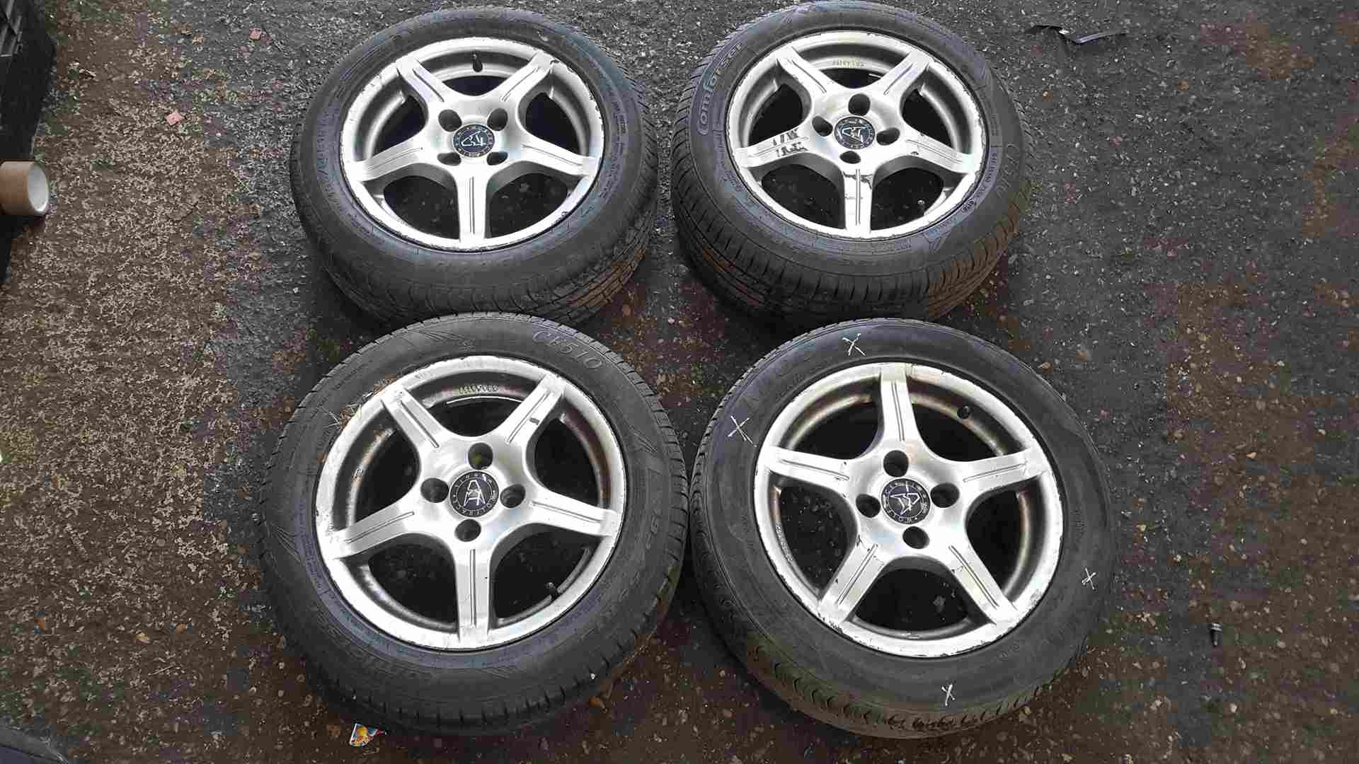 Renault Clio MK3 2005-2012 Wolfrace Alloy Wheels Set X4 15inch