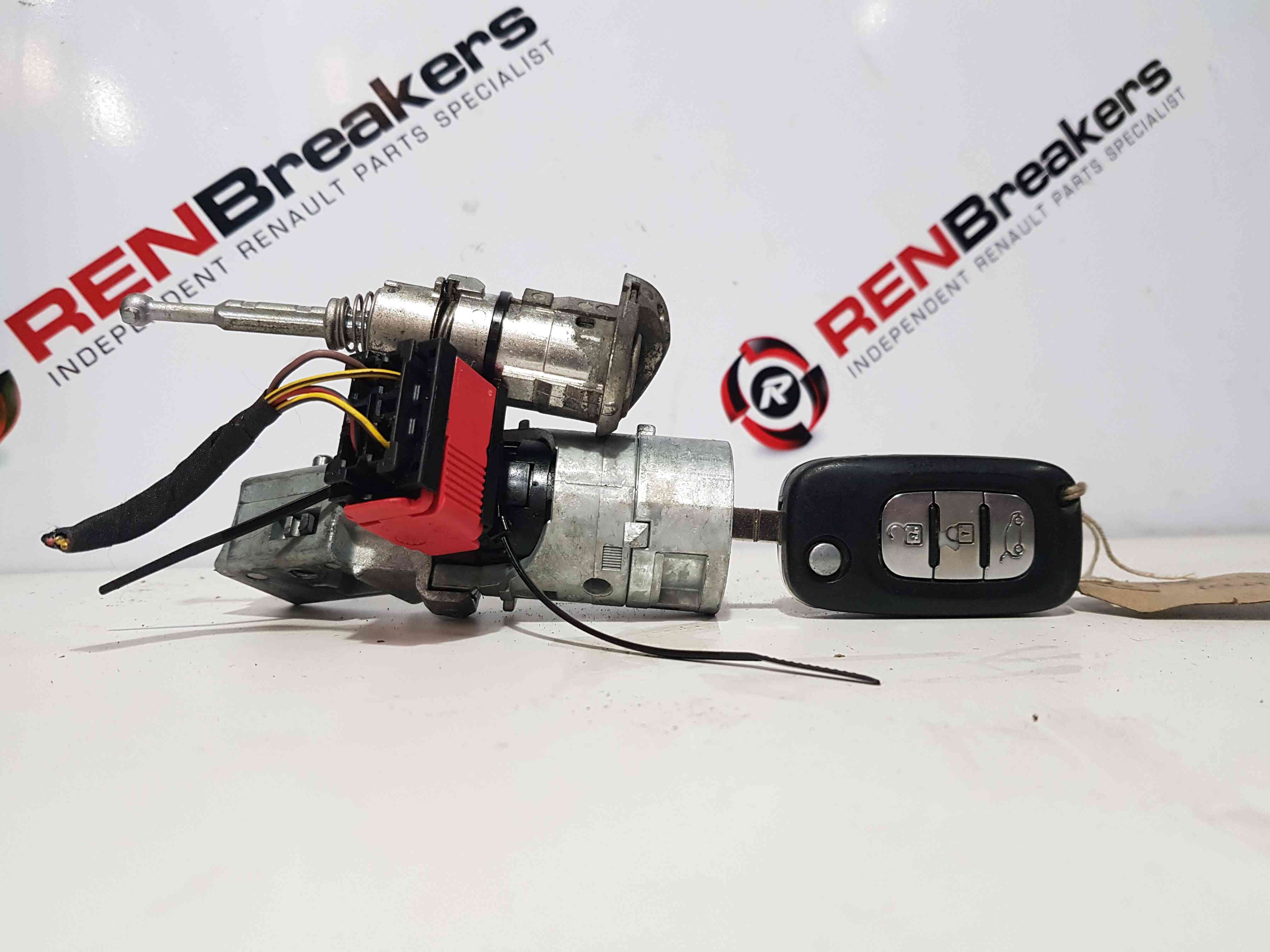 Thumb 2 Renault Clio MK3 2005-2014 Ignition Barrel Flip KEY + Door Lock 8200214168