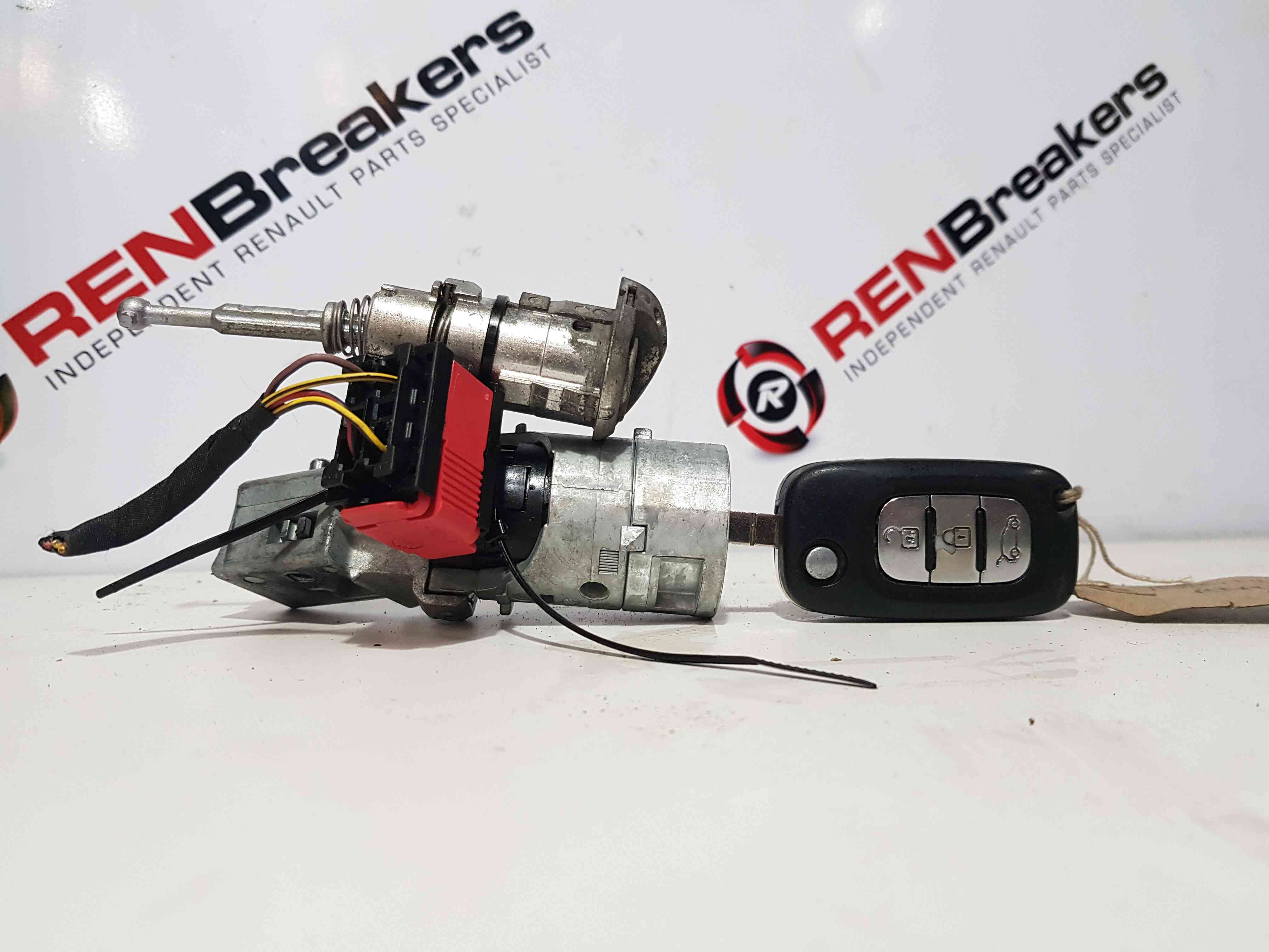 Thumb 3 Renault Clio MK3 2005-2014 Ignition Barrel Flip KEY + Door Lock 8200214168