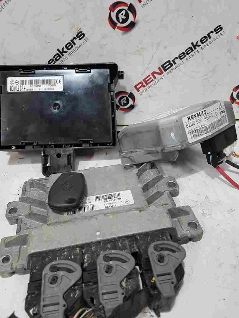 Thumb 2 Renault Clio MK3 2009-2012 1.2 16V ECU Set KIT Bcm UCH Bci KEY d4f740 8201054129