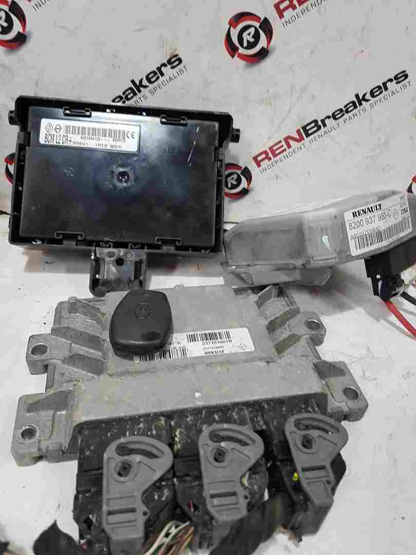 Thumb 6 Renault Clio MK3 2009-2012 1.2 16V ECU Set KIT Bcm UCH Bci KEY d4f740 8201054129