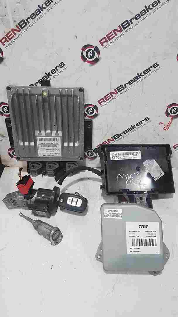 Thumb 2 Renault Clio MK3 2009-2012 1.5 DCI ECU SET Uch BCM Steering ECU Key FOB Barrel
