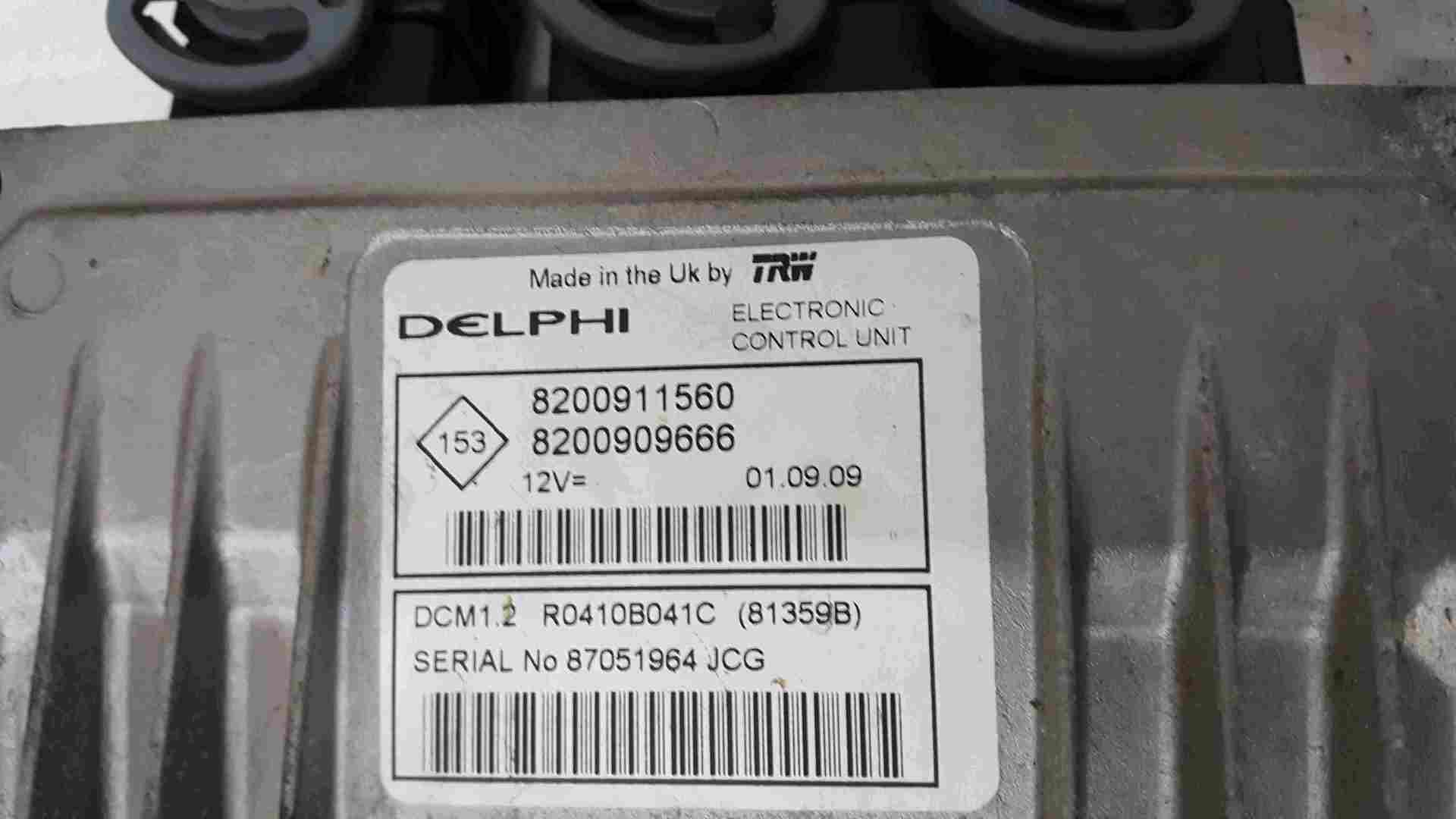 Thumb 4 Renault Clio MK3 2009-2012 1.5 DCi ECU Set UCH Immobiliser + Key Fob 8200937955