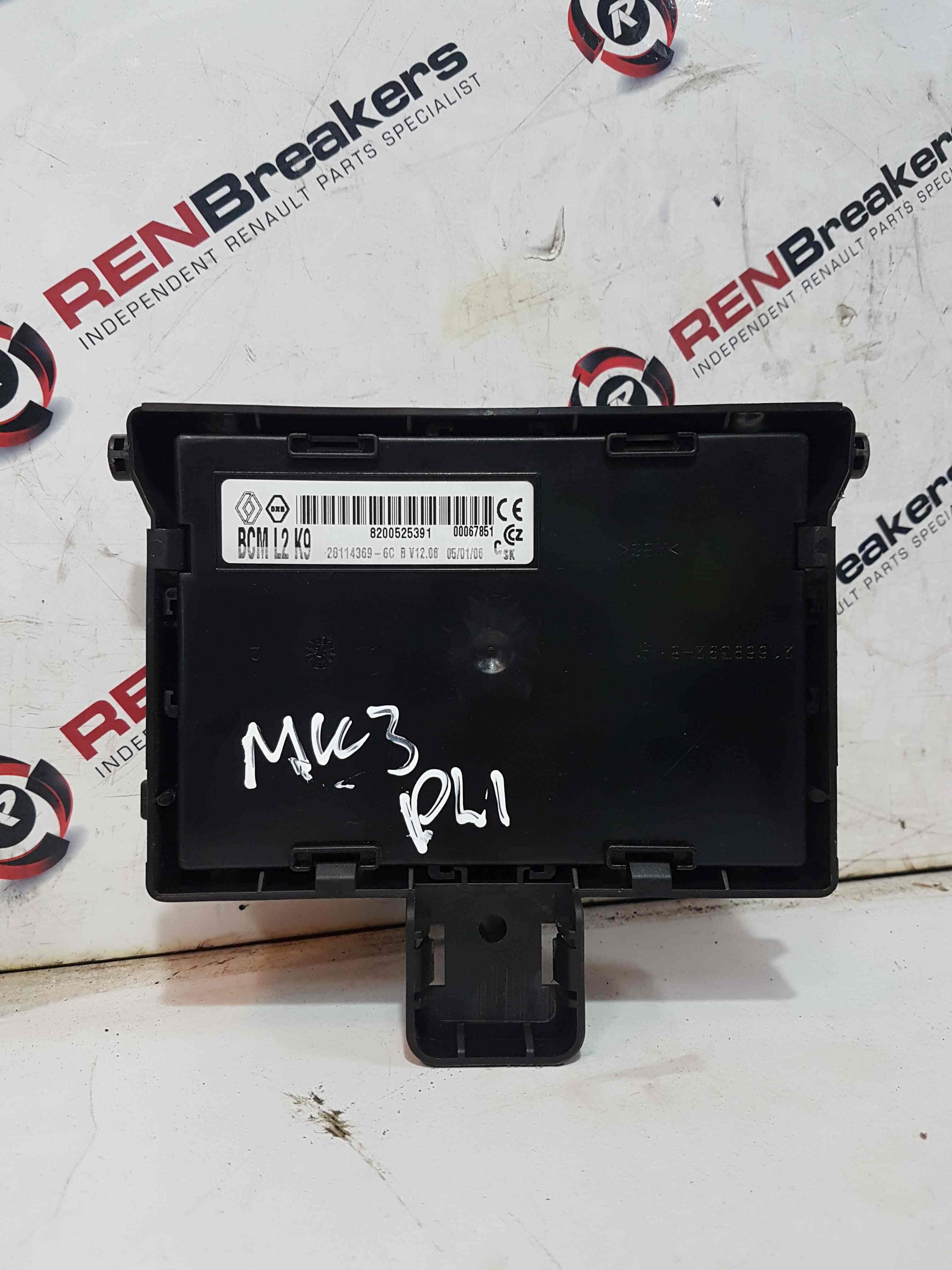Thumb 2 Renault Clio MK3 2009-2012 BCM Ecu Uch Computer Unit Decoded Repair 8200525391