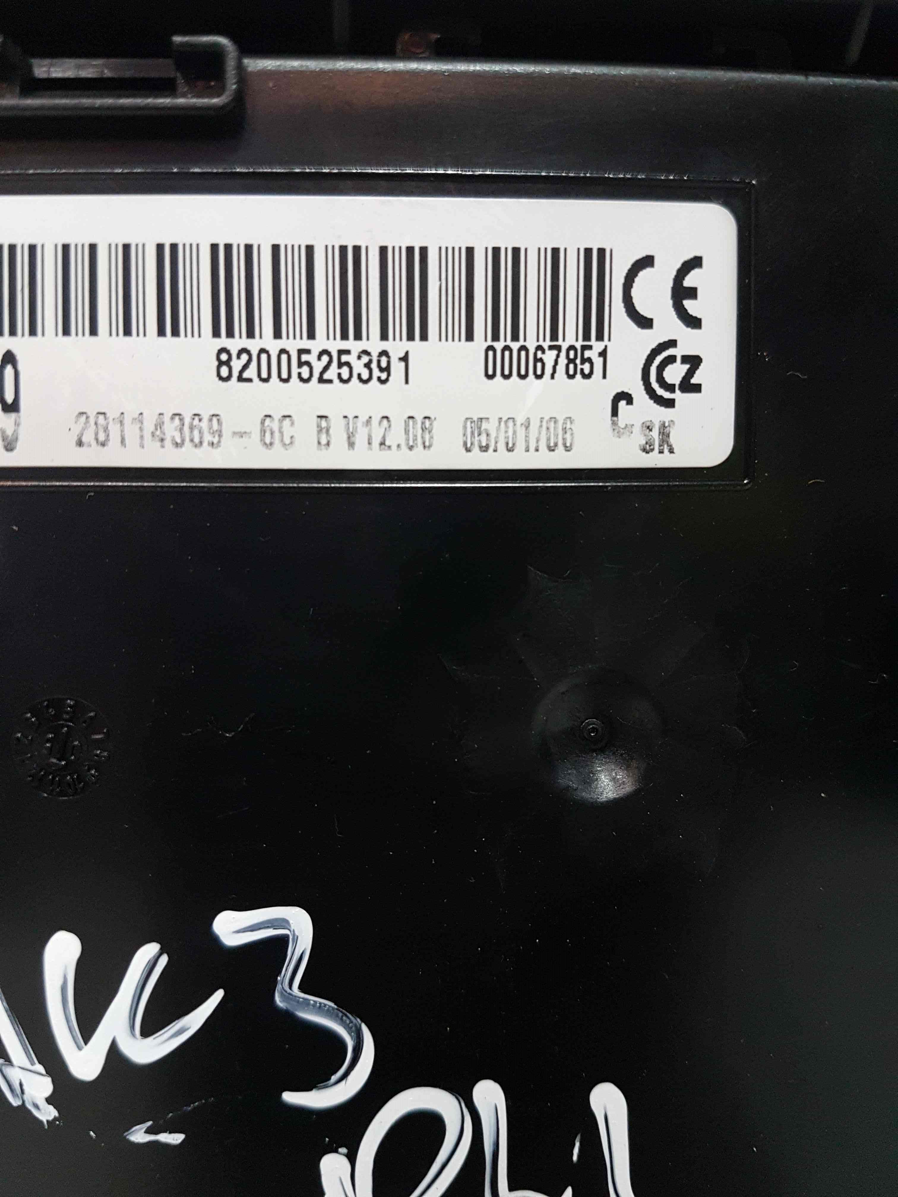 Thumb 3 Renault Clio MK3 2009-2012 BCM Ecu Uch Computer Unit Decoded Repair 8200525391