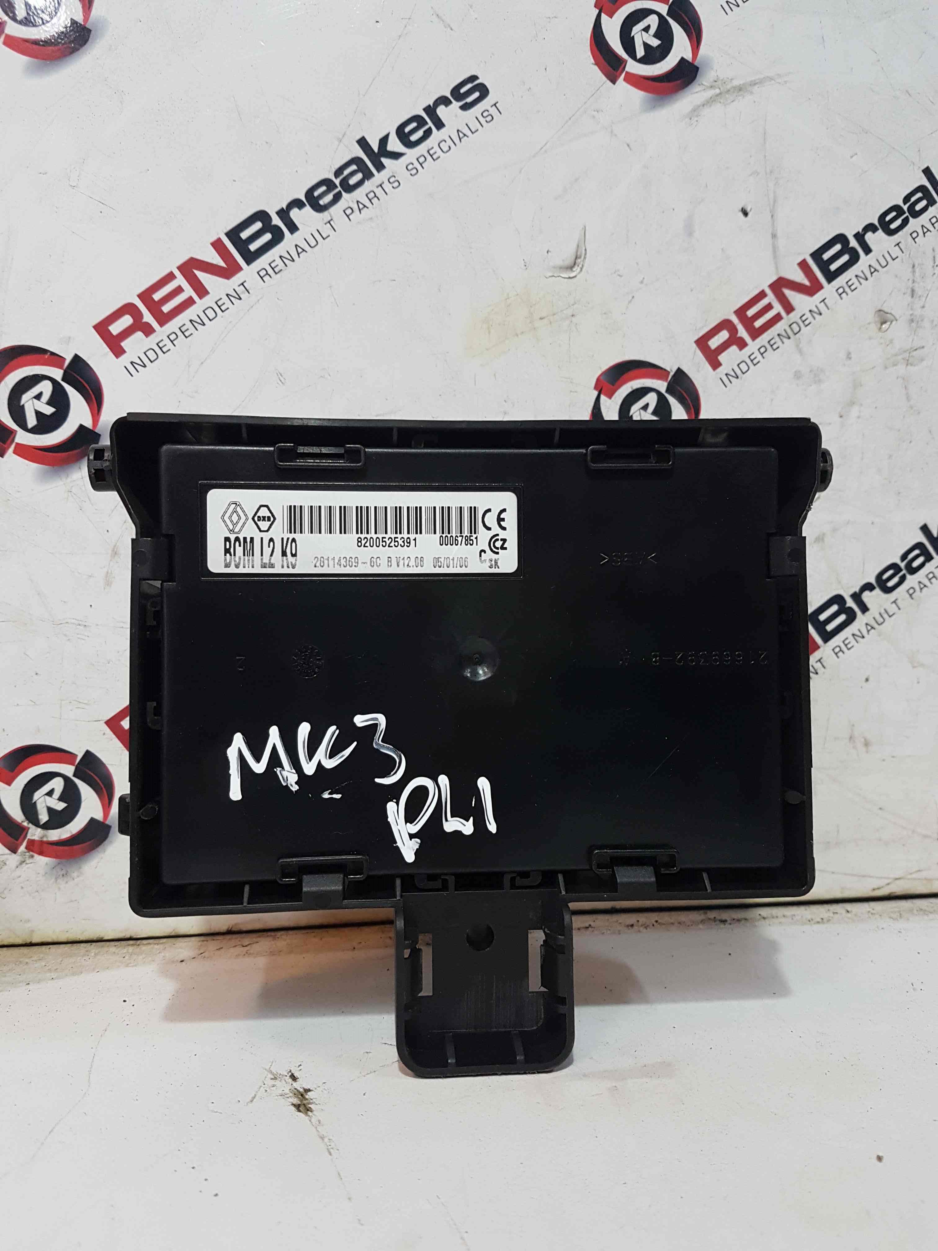Thumb 5 Renault Clio MK3 2009-2012 BCM Ecu Uch Computer Unit Decoded Repair 8200525391