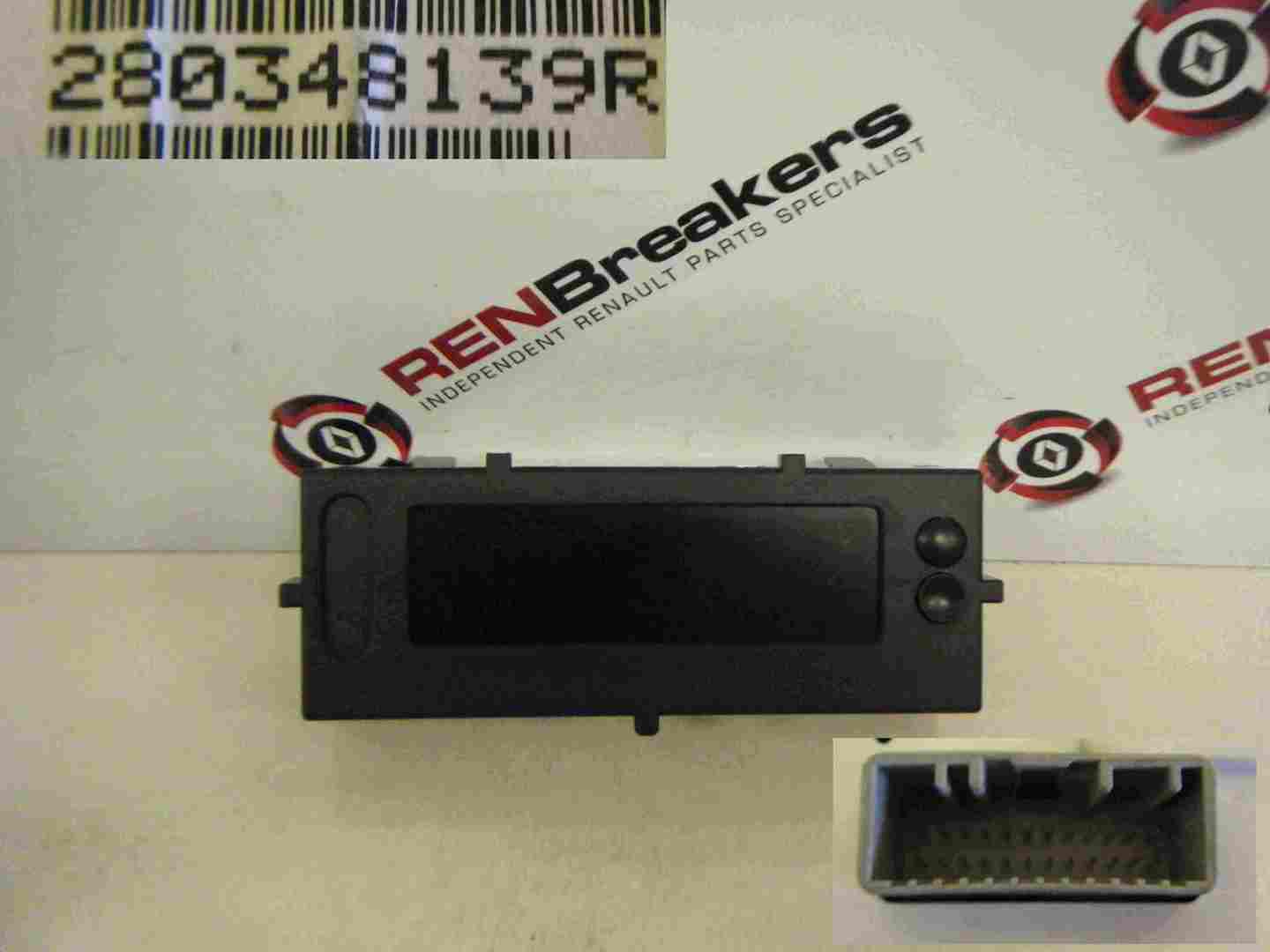 Renault Clio MK3 2009-2012   Kangoo Centre Clocks Display Panel CD Player