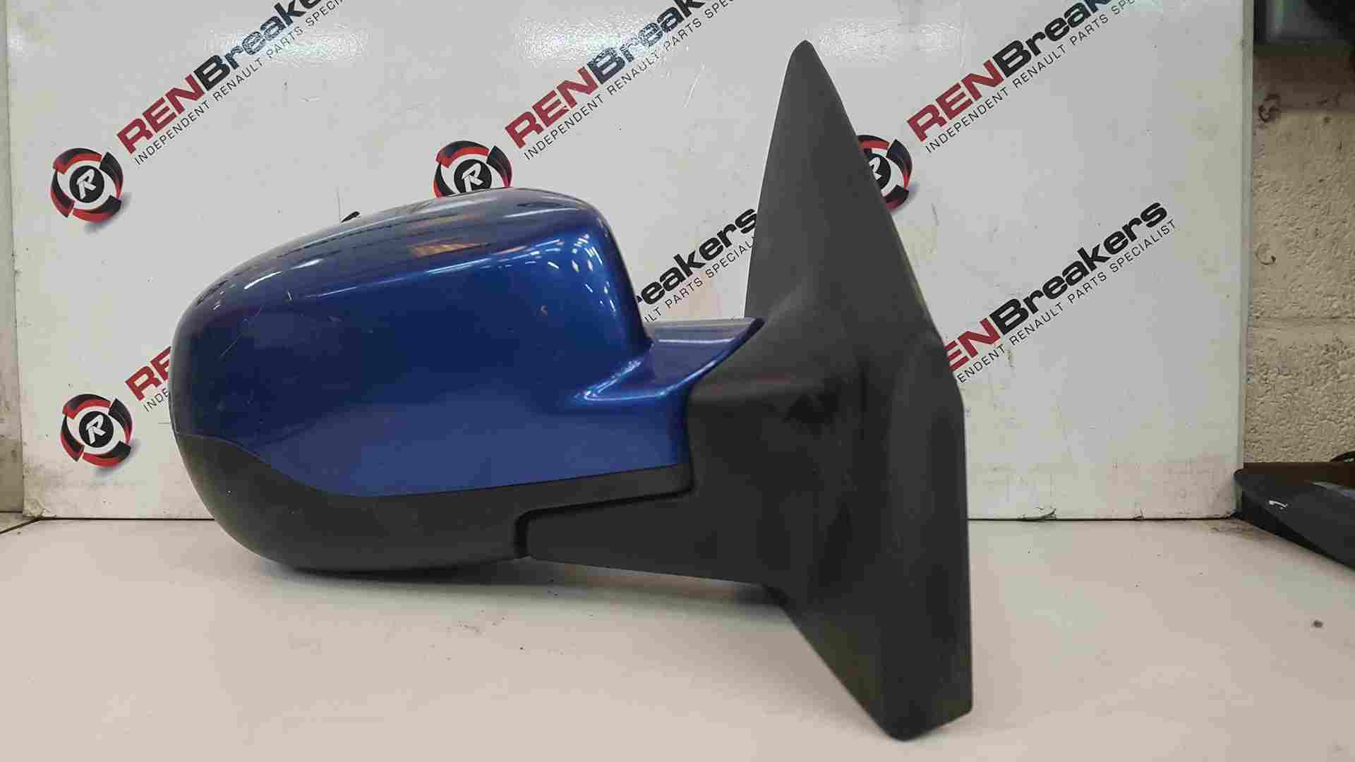Thumb 3 Renault Clio MK3 2009-2012 Drivers OS Wing Mirror Blue TERNA