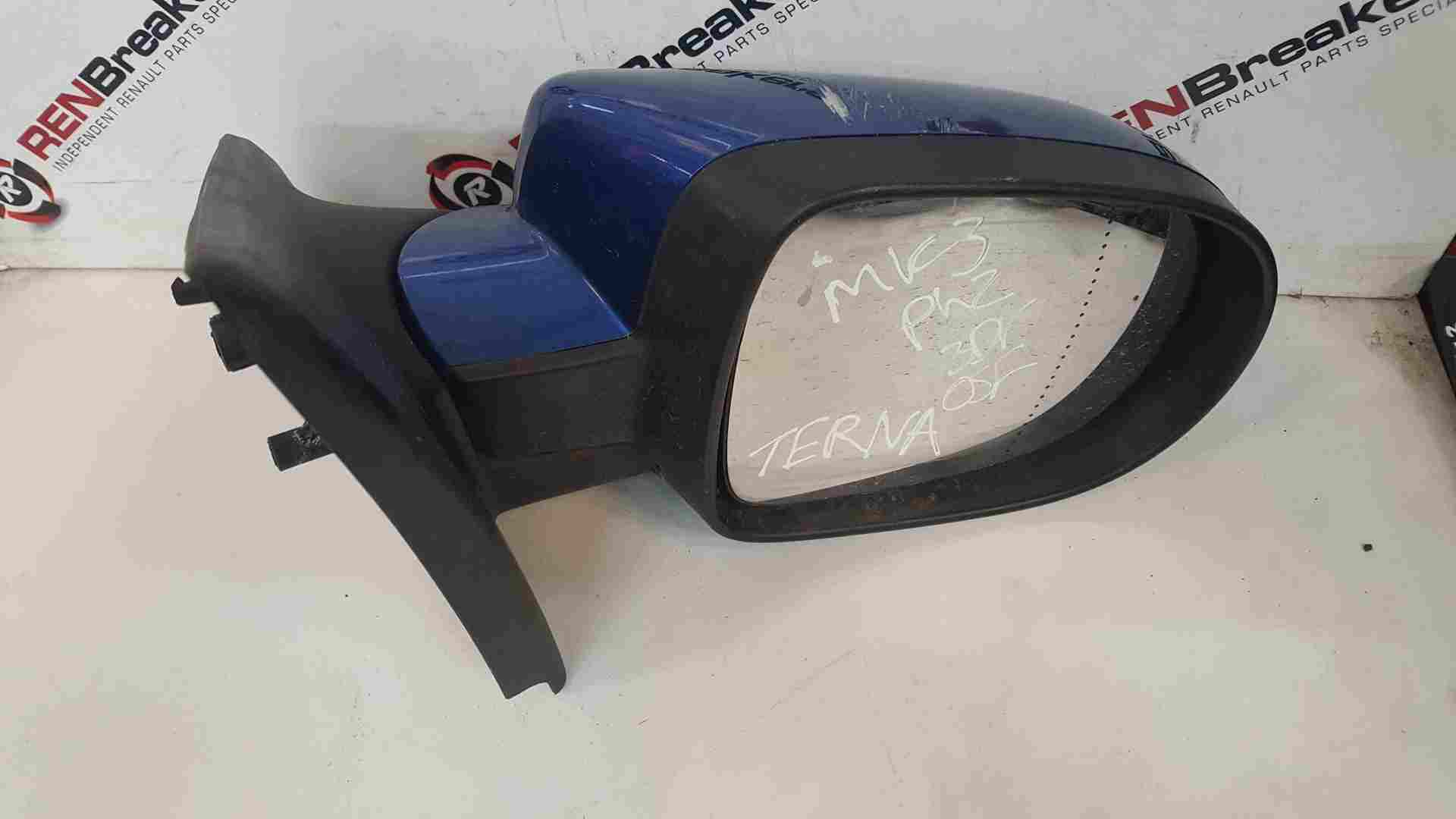 Thumb 2 Renault Clio MK3 2009-2012 Drivers OS Wing Mirror Blue TERNA